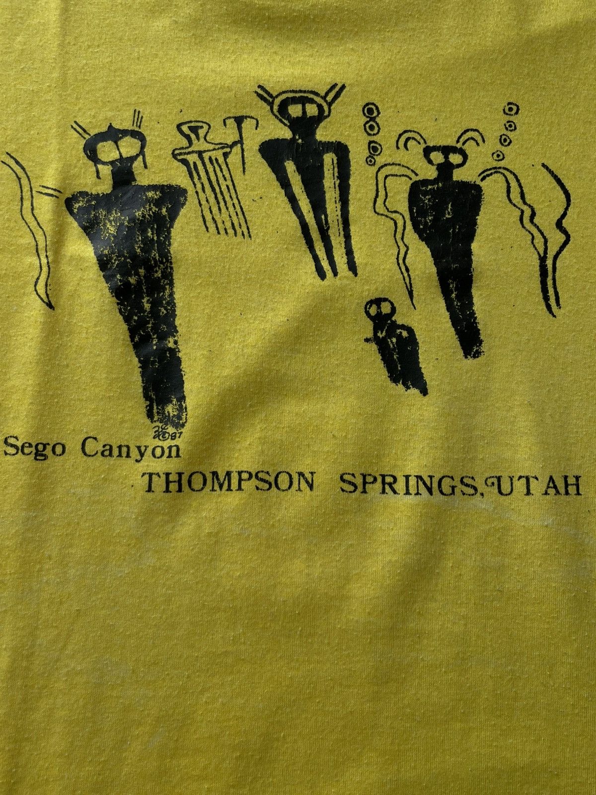 Vintage Vintage 1987 Sego Canyon Thompson Springs Art T-Shirt Size US M / EU 48-50 / 2 - 4 Thumbnail