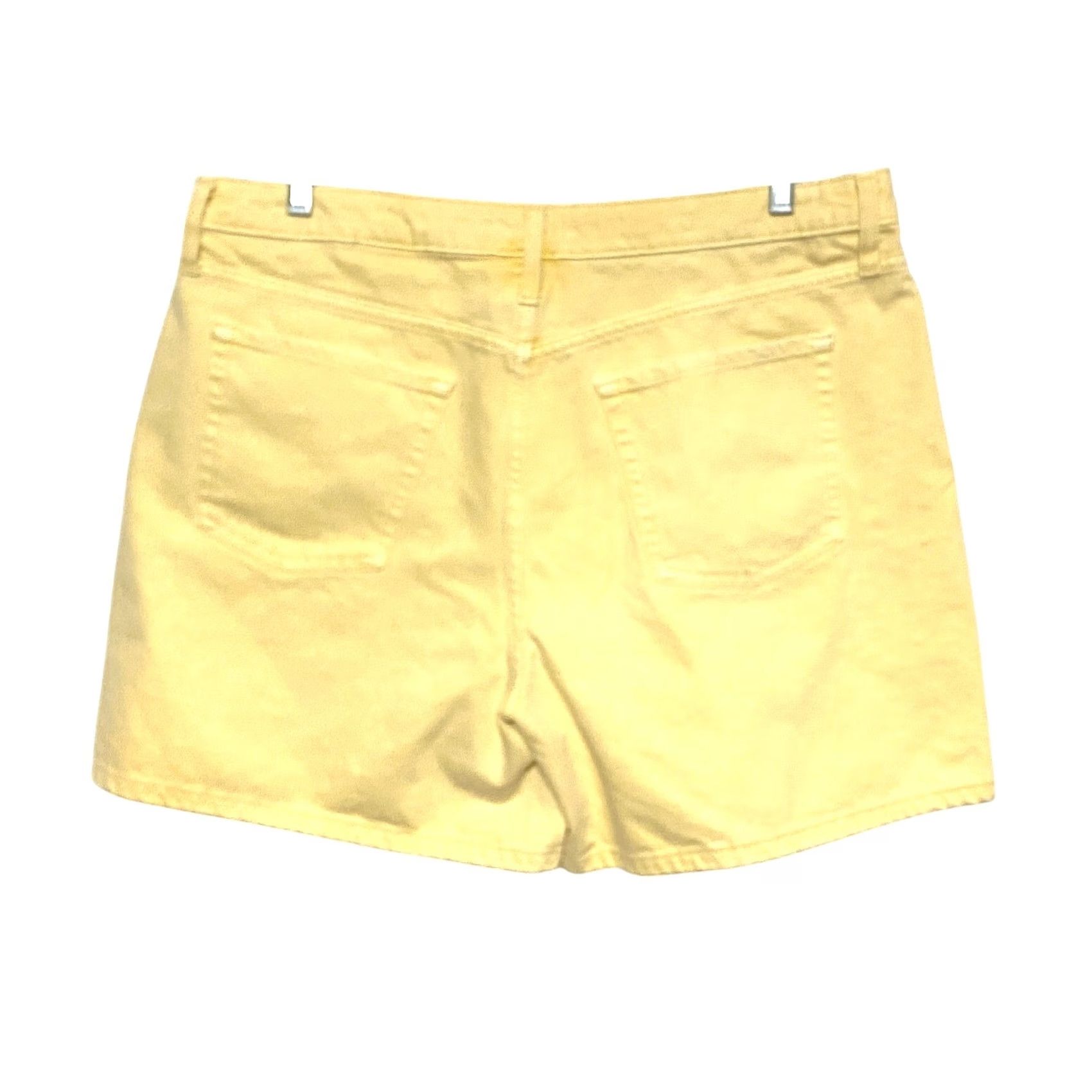 Vintage Wild Fable Denim Bermuda Shorts Womens 16 / 33R Light Yellow Highest Rise Summer Size 38" / US 16 / IT 52 - 2 Thumbnail