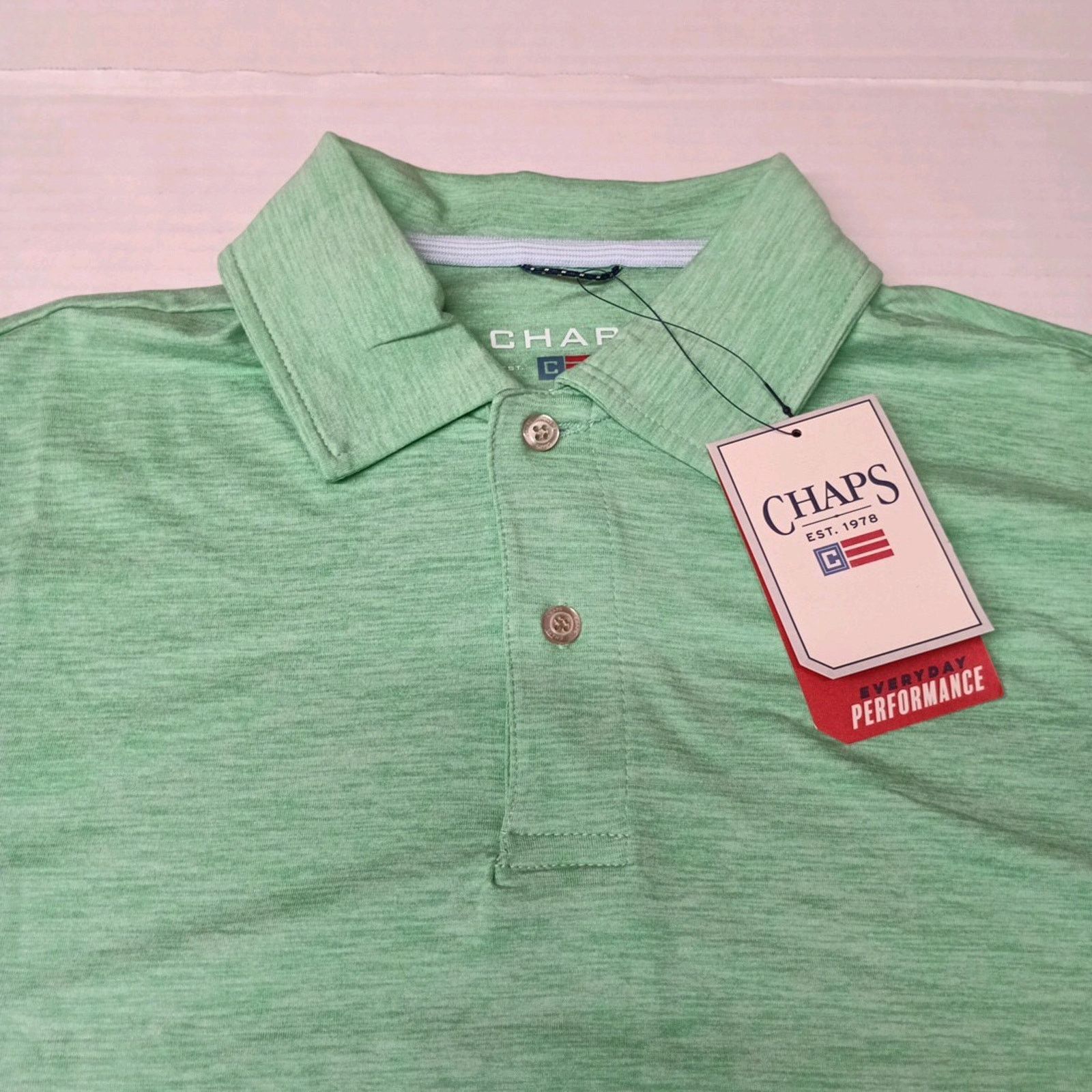 Chaps Chaps Polo Shirt Men's Size S Small Jade Moisture Wicking Size US S / EU 44-46 / 1 - 2 Thumbnail