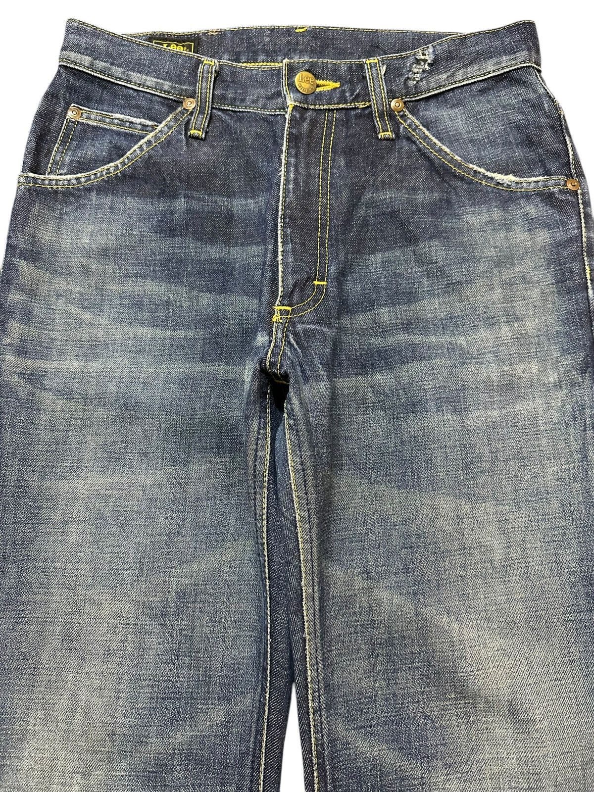 Lee Vintage Lee Riders Blue Faded Wash Style Wide Leg Jeans Size US 28 / EU 44 - 3 Thumbnail