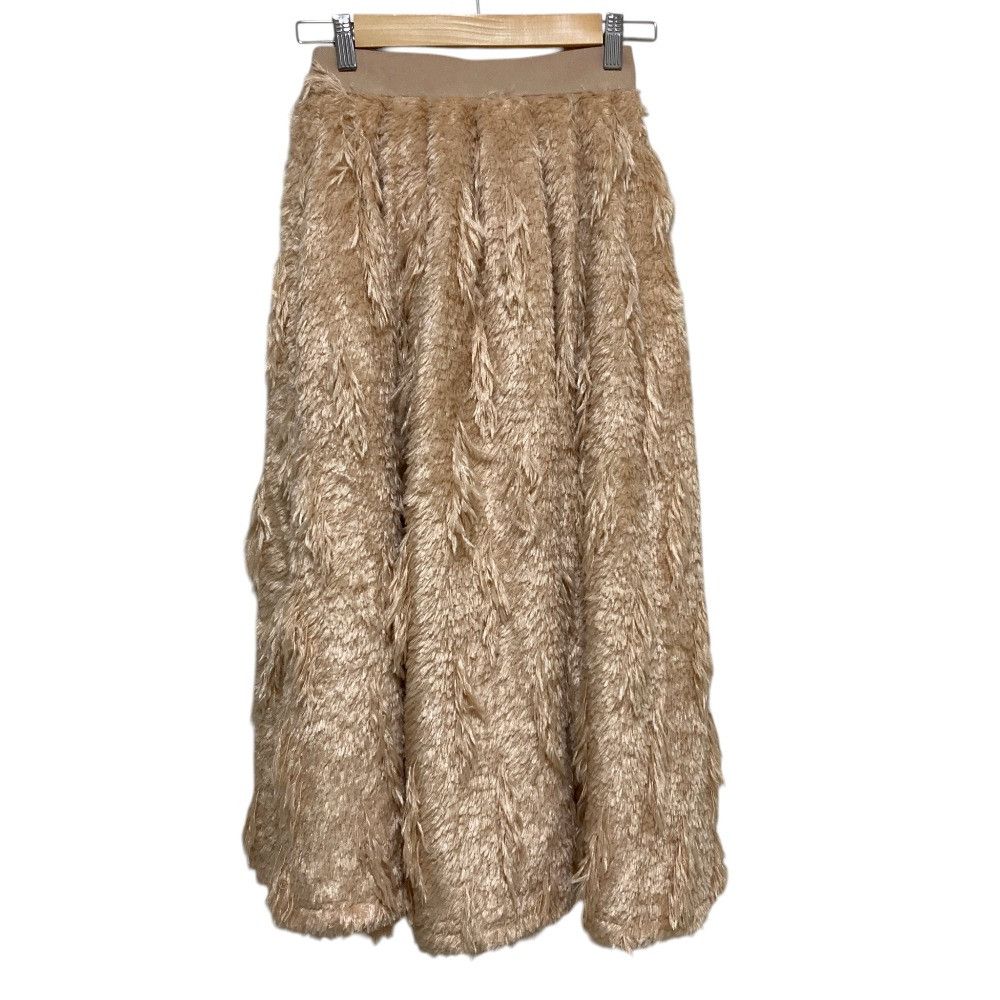 Other Other SEVEN TEN by MIHO KAWAHITO Feather Yarn Flare Skirt Textile Skirts 7A309 DUTY FREE for USA Size ONE SIZE - 1 Thumbnail