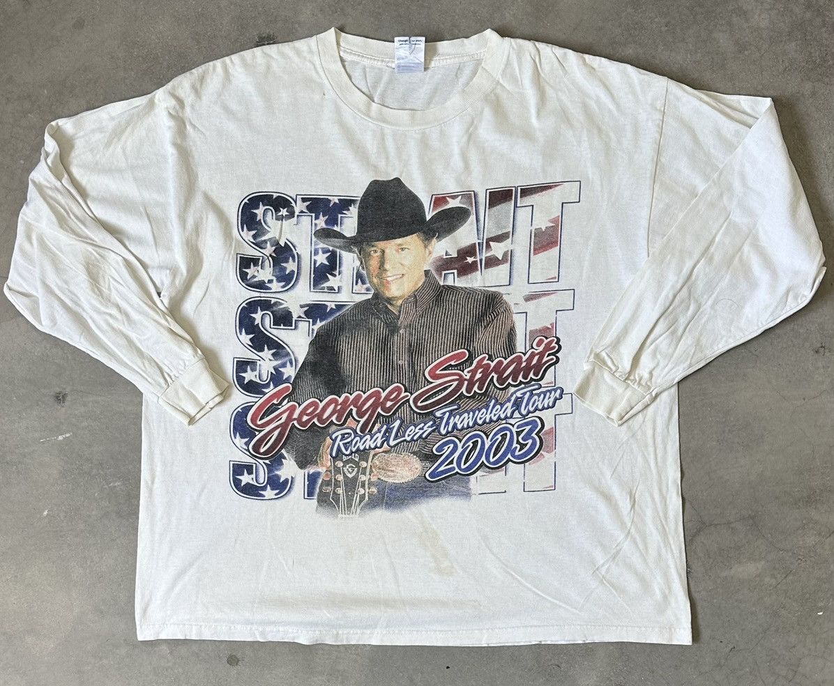 Vintage VINTAGE GEORGE STRAIG & TAMMH COCHRAN COUTRY TOUR TEE Size US XL / EU 56 / 4 - 1 Thumbnail