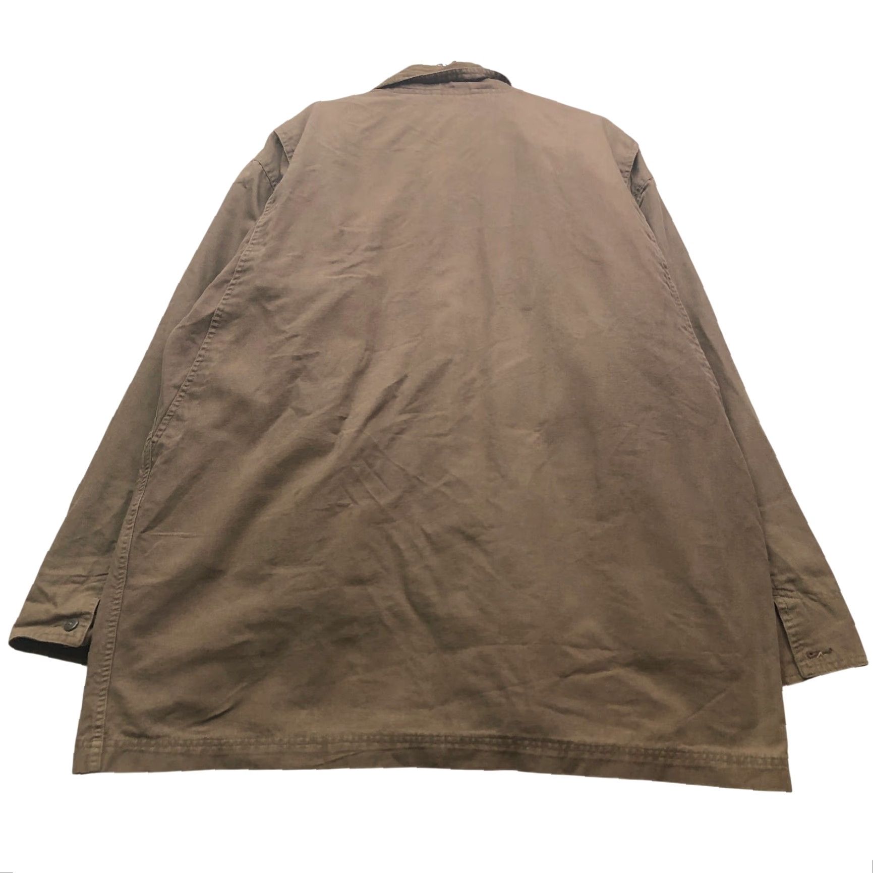 Vintage VINTAGE Woodlake Coat Jacket Mens XL Brown Wool Blend Lining Canvas Barn Coat Overcoat Size US XL / EU 56 / 4 - 2 Thumbnail