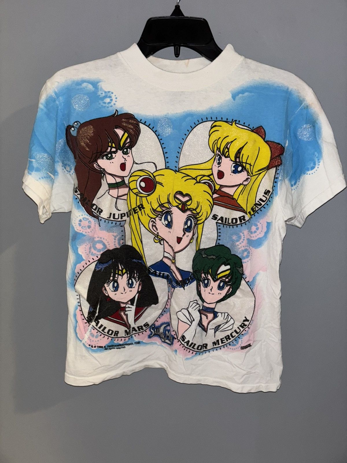 Tultex 1996 Sailor Moon All Over Print (RARE) Size L / US 10 / IT 46 - 5 Thumbnail