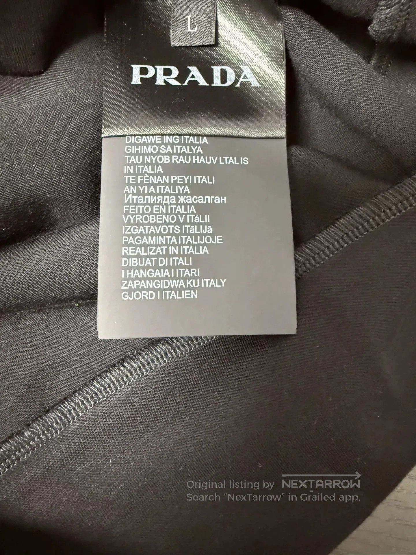 Prada PRADA Black Sweatshirt XL New. Size US XL / EU 56 / 4 - 7 Thumbnail