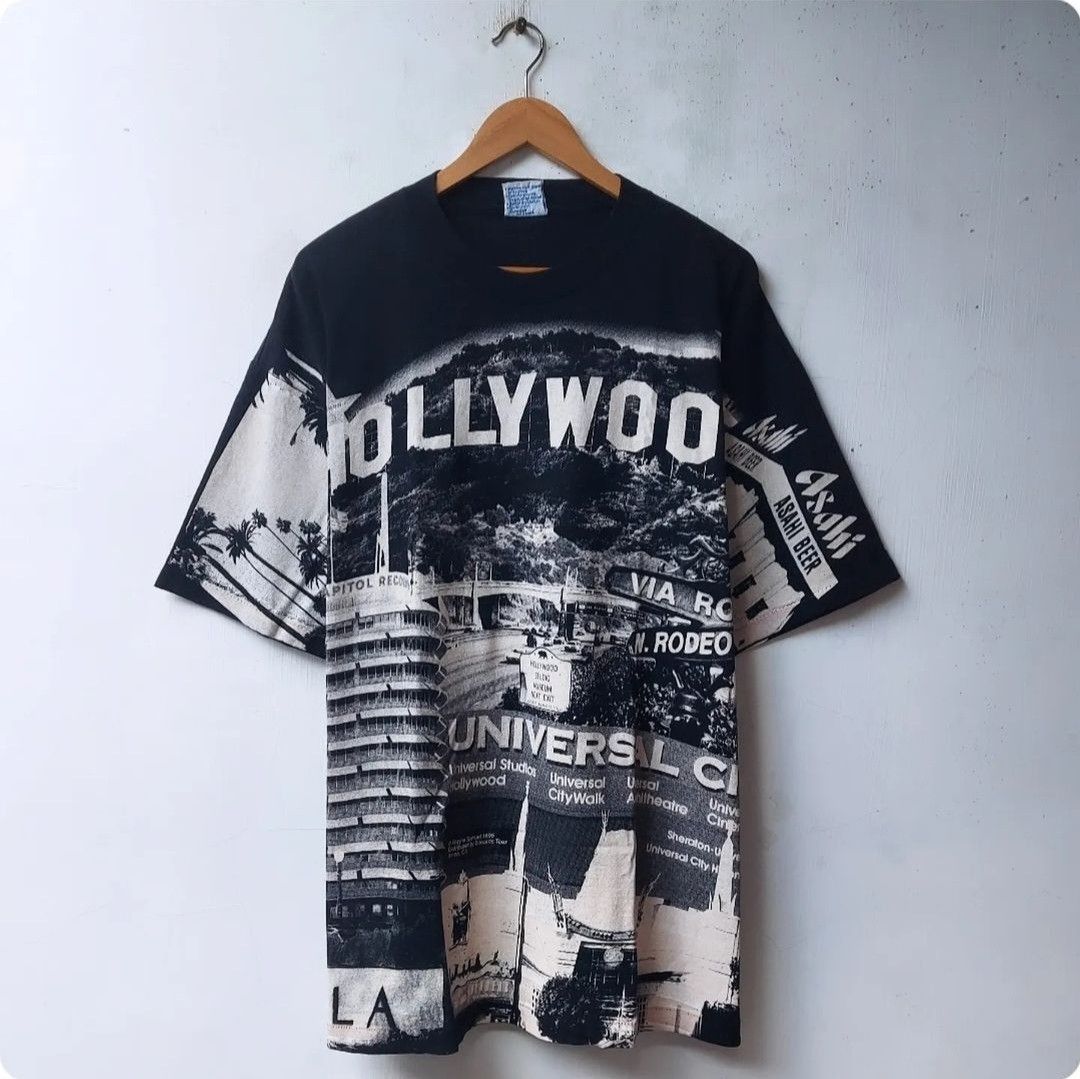 Vintage Vintage 90's Hollywood Wayne Samuel 1996 Allover Print Size US XL / EU 56 / 4 - 1 Thumbnail