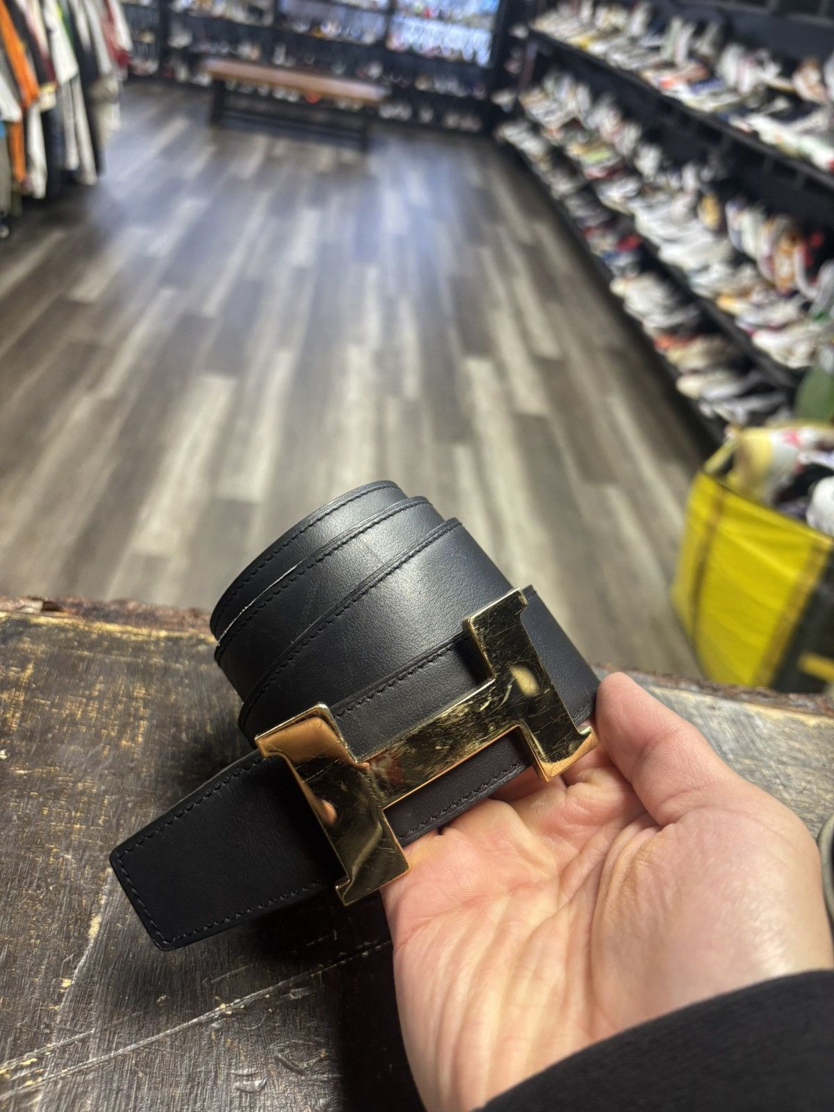 Hermes Hermes Navy Belt Size 28 - 1 Thumbnail