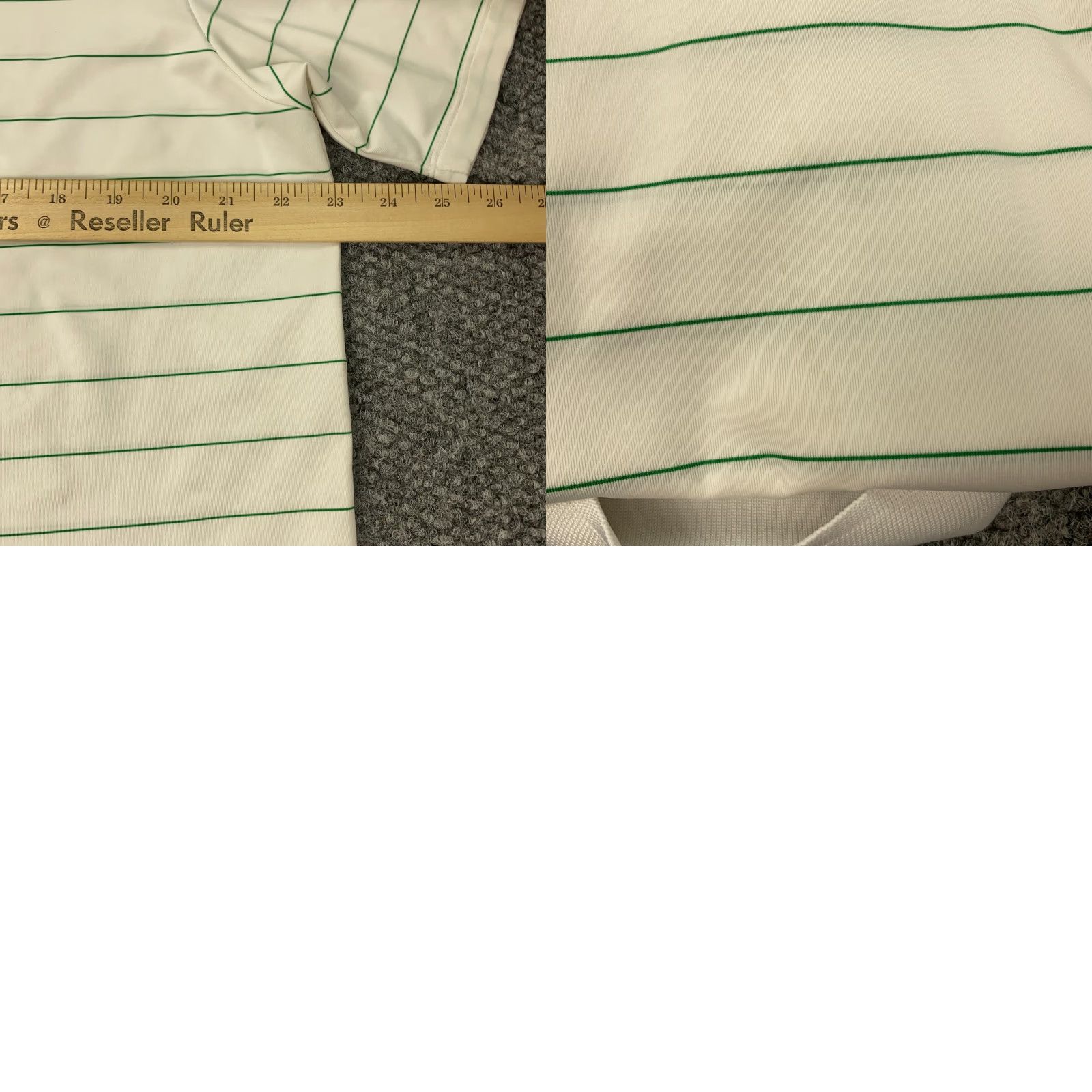 Ralph Lauren RLX Ralph Lauren Golf Polo Shirt Mens Large White Striped Embroidered Stretch Polo Shirt Mens L White Striped Embroidered Stretch Size US L / EU 52-54 / 3 - 8 Thumbnail
