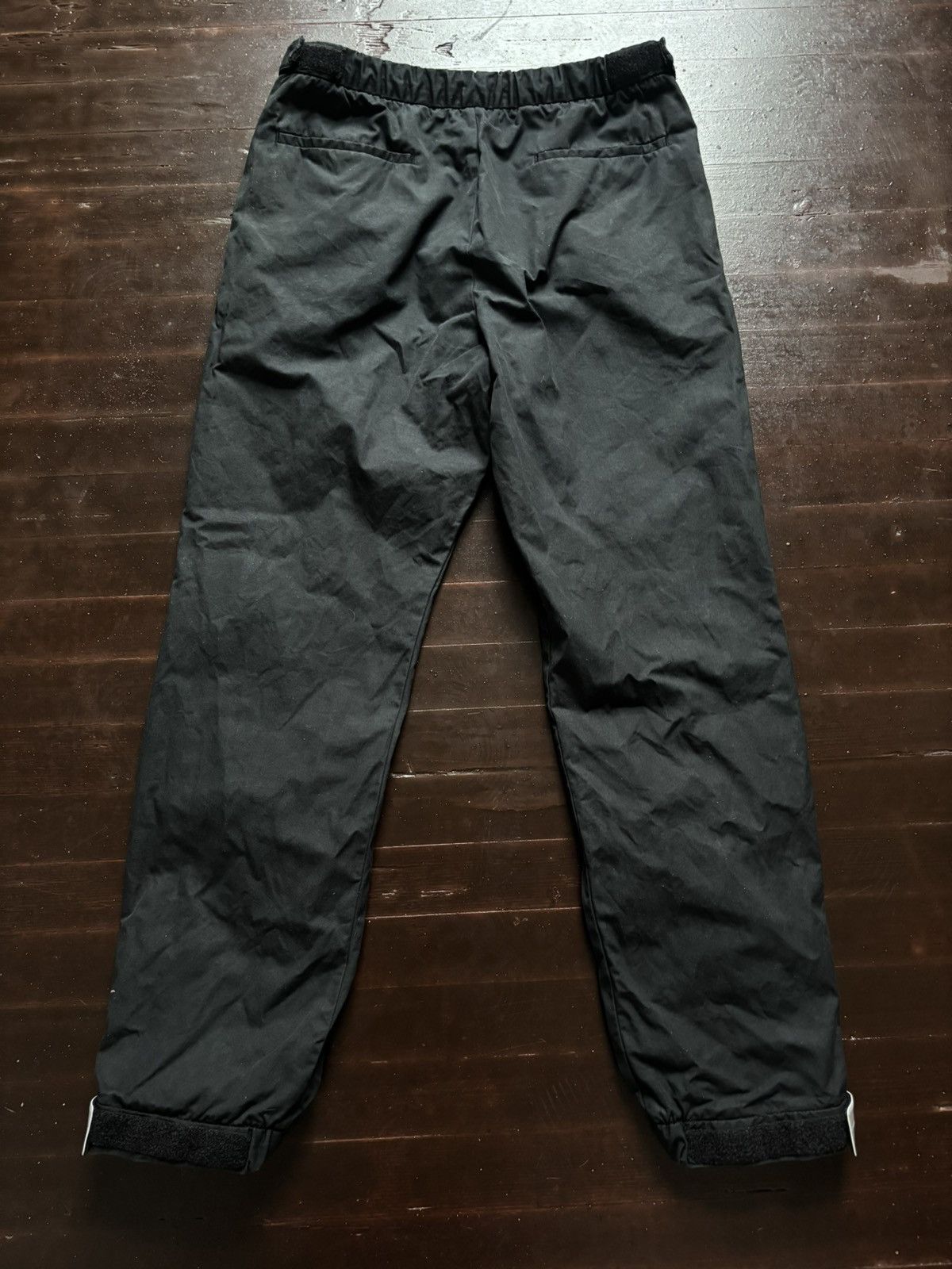 Prada Black Twill Strap Cuff Trackpants Size US 32 / EU 48 - 2 Thumbnail