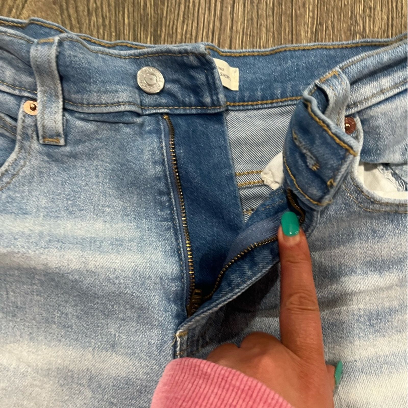 Levi's Levis Jean Shorts Heritage High Rise Denim Raw Size 10 W30 Size 32" / US 10 / IT 46 - 4 Thumbnail