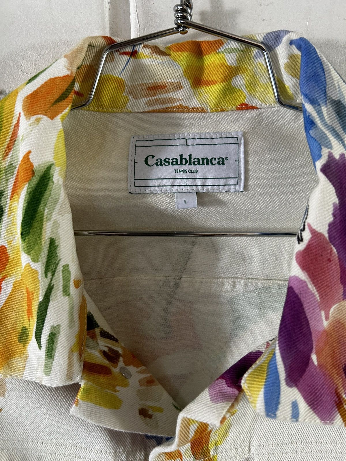 Casablanca Casablanca Work in Progress Denim Jacket (sz L) Size US L / EU 52-54 / 3 - 3 Thumbnail