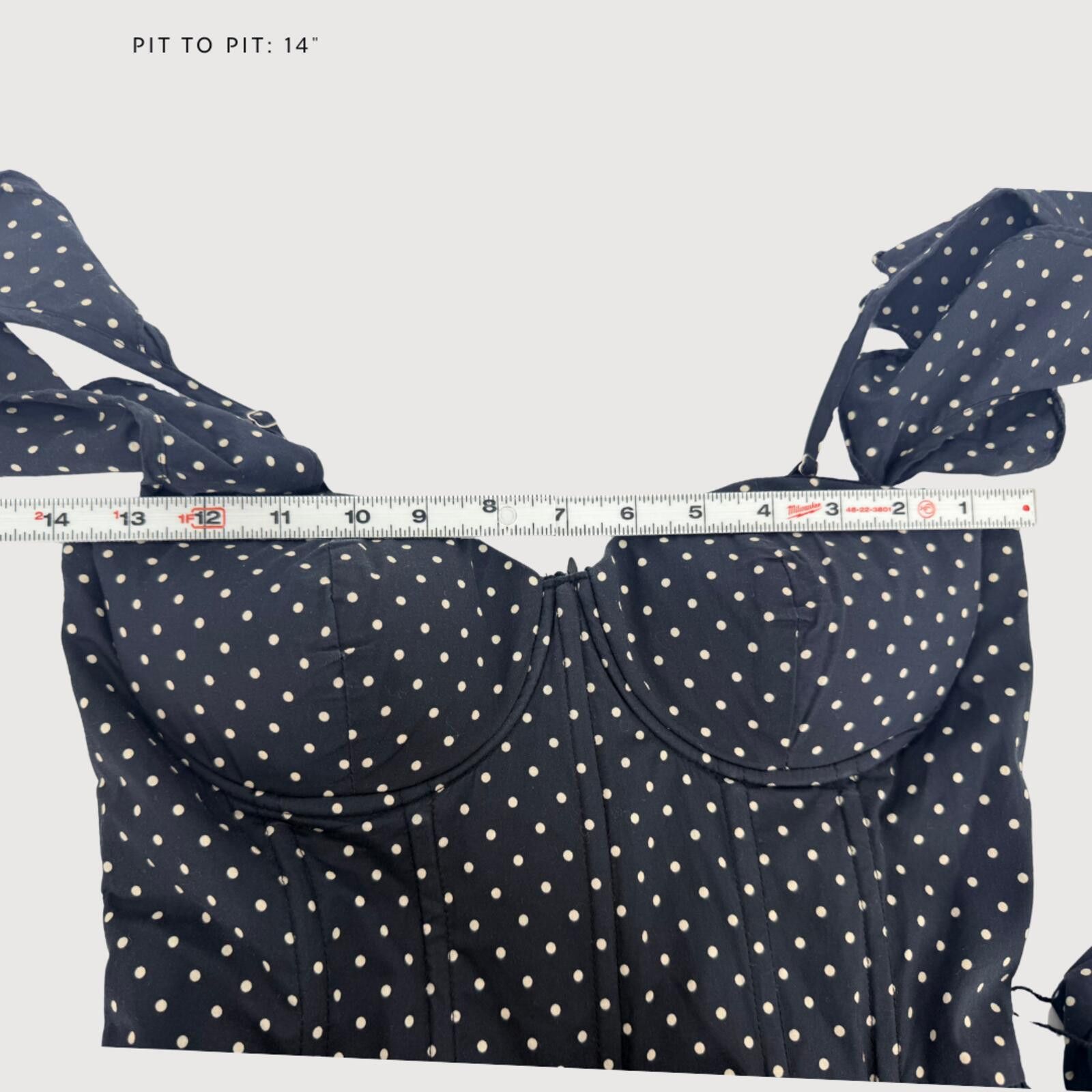 Other Dress Forum Chiara Polka Dot Sweetheart Midi Dress S Size S / US 4 / IT 40 - 7 Thumbnail