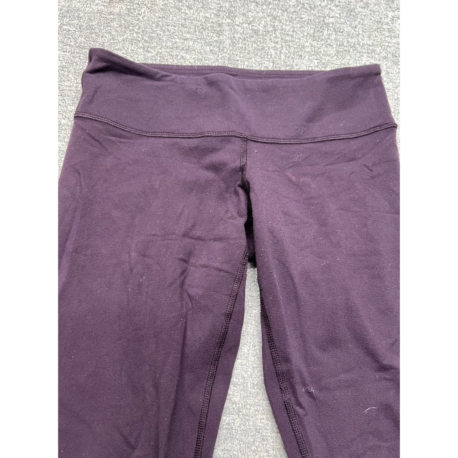 Lululemon Lululemon Maroon Red Train Times Crop Leggings 24” womens size 6 Size 28" / US 6 / IT 42 - 2 Thumbnail