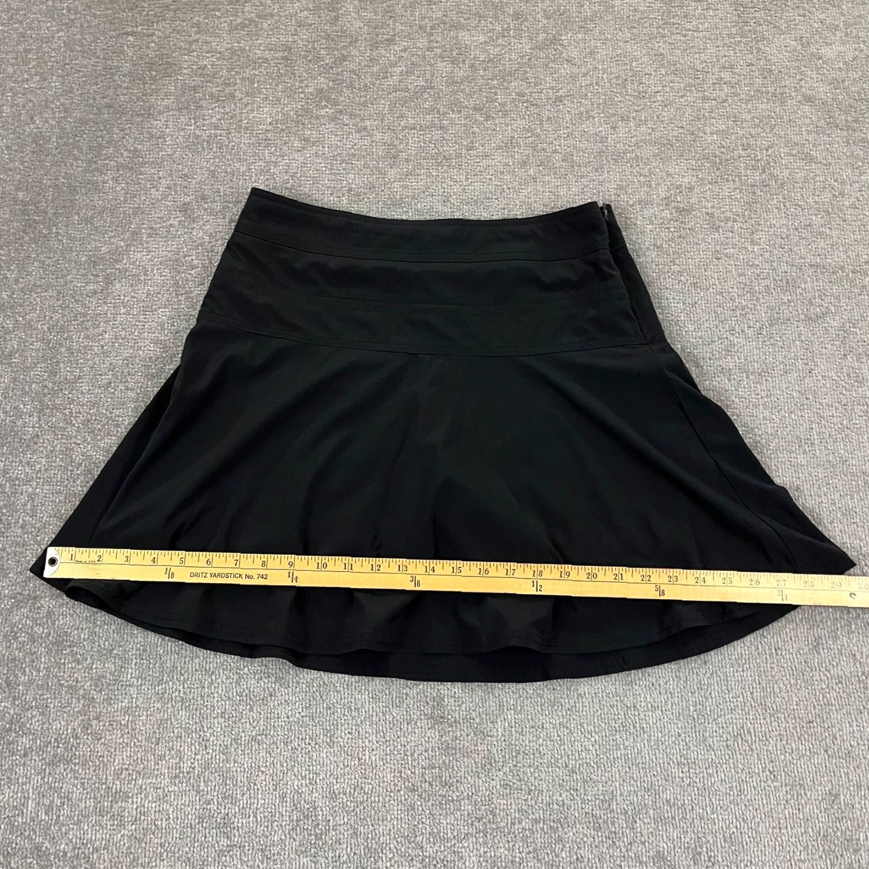 Athleta ATHLETA Skort Womens Size 6 Black Everyday Golf Tennis Lined Pockets Stretch Size ONE SIZE - 7 Thumbnail
