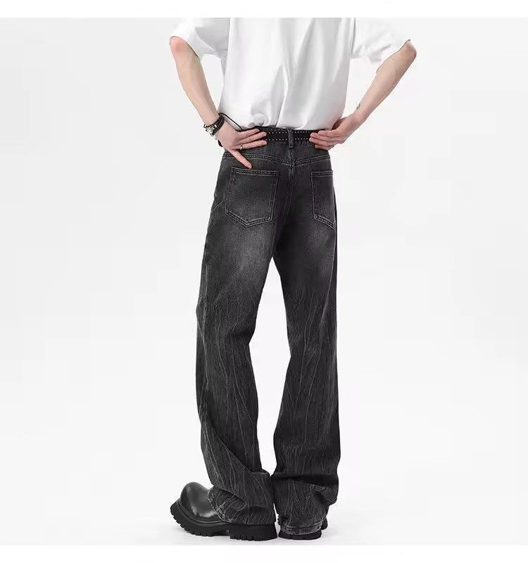 Other Black denim with a lightning pattern Size US 31 - 3 Thumbnail