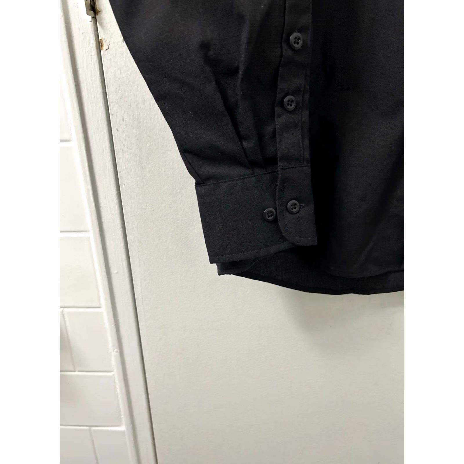 Vintage Vertx Shirt Mens M Black Tactical Button-Up Long Sleeve Pockets Canvas Polyester Breathing Stretch Casual Outdoor Regular Collar-Down Size US M / EU 48-50 / 2 - 7 Thumbnail