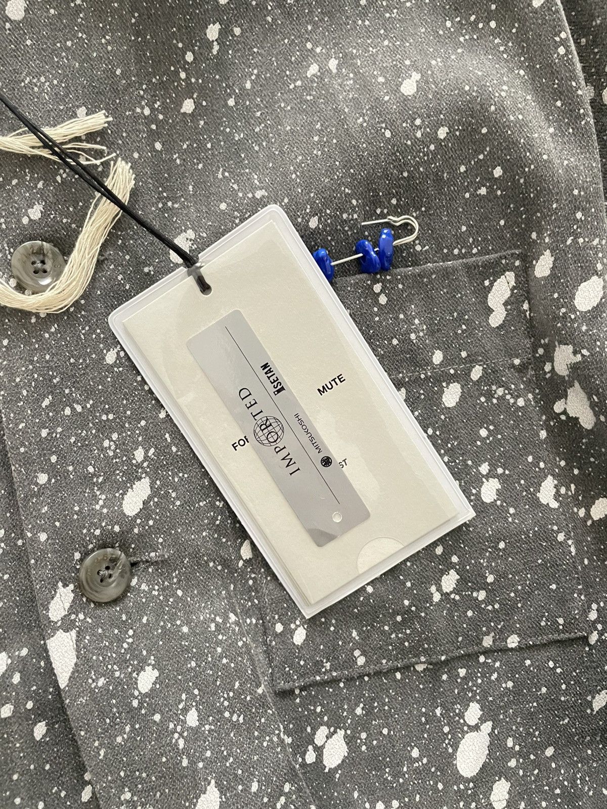 Song For The Mute Song for the mute AW21 paint splatter denim jacket Size US S / EU 44-46 / 1 - 5 Thumbnail