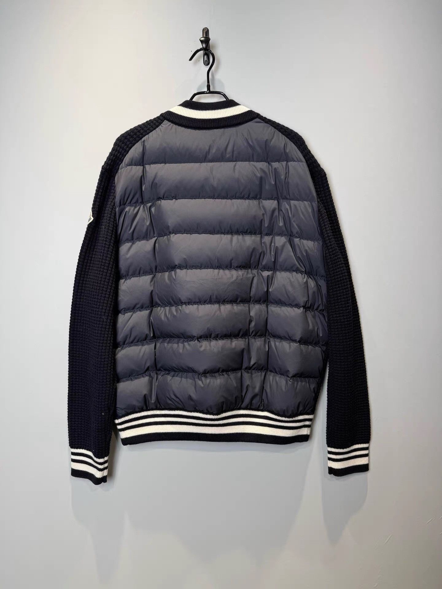 Moncler Moncler Wool-Trim Down Black Jacket K36 Size US XXL / EU 58 / 5 - 2 Thumbnail