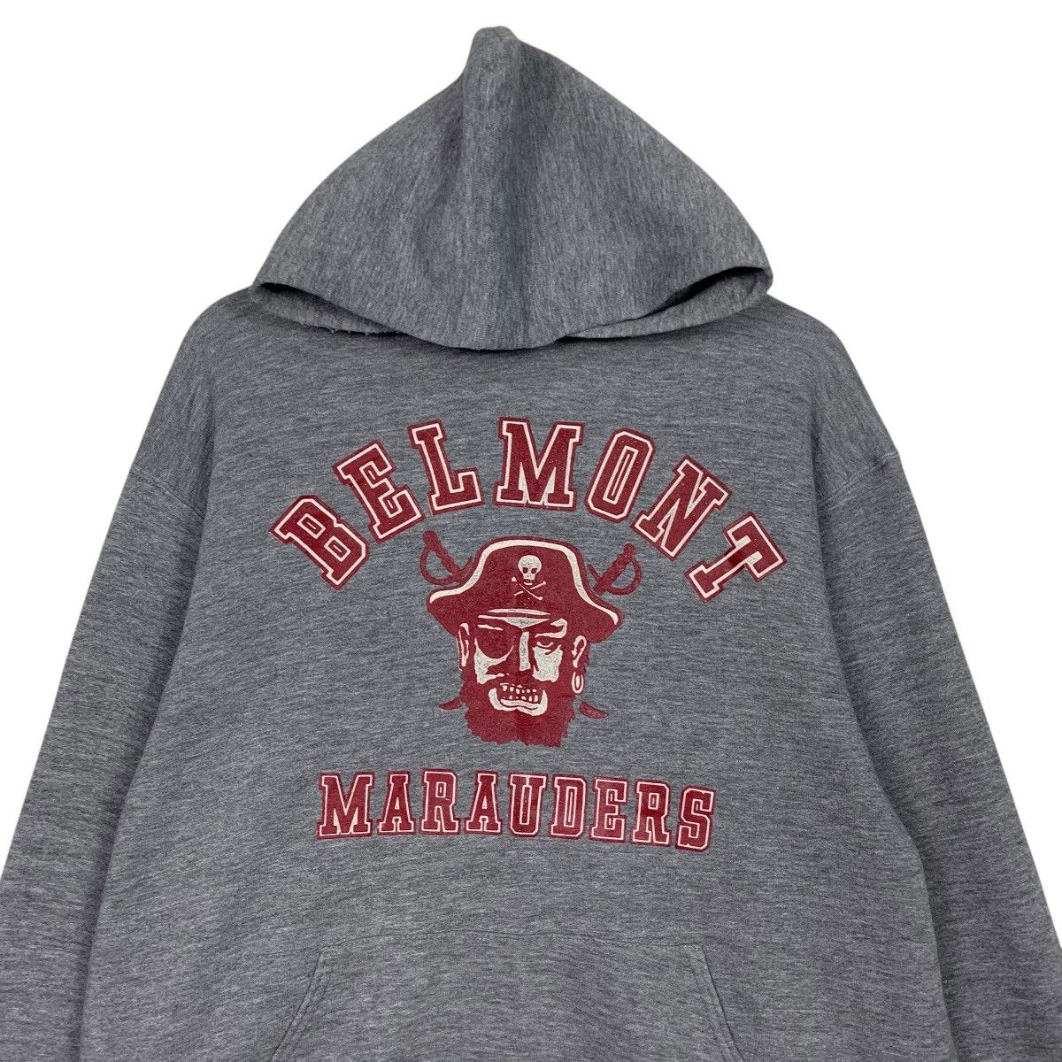 Russell Athletic 90's BELMONT MARAUDERS Big Logo Pullover Hoodies #3641-C166 Size US L / EU 52-54 / 3 - 2 Thumbnail