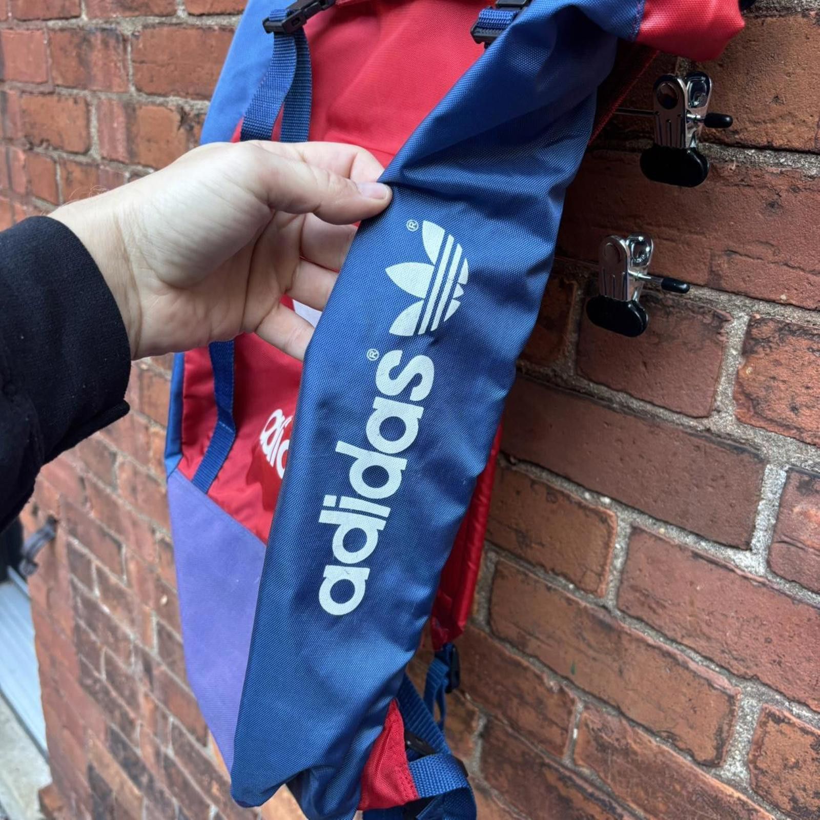 Adidas Vintage adidas backpack 80s OS Size ONE SIZE - 4 Thumbnail