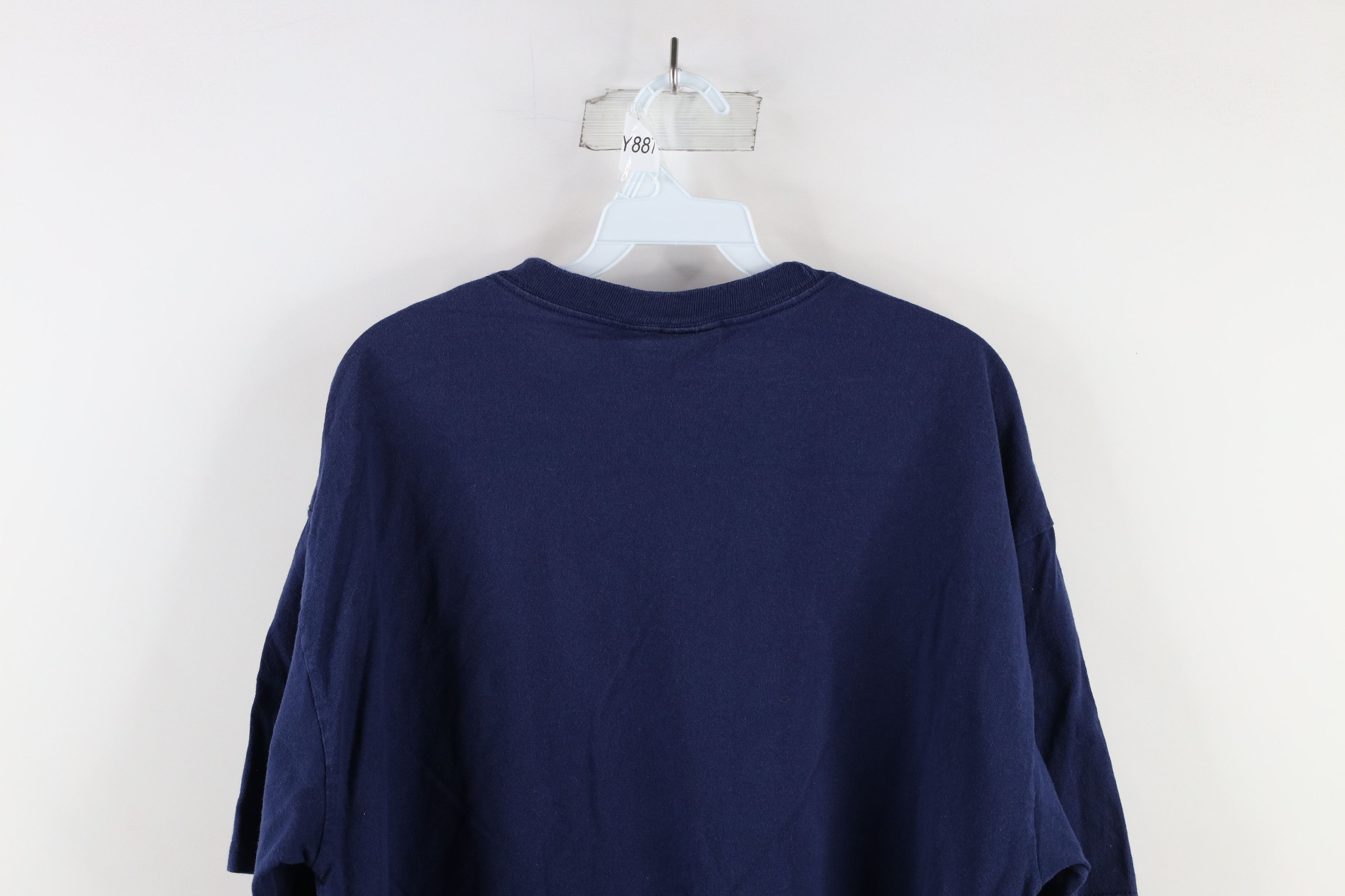 Adidas × Vintage Vintage Y2K Adidas Out Athletic Department T-Shirt Blue Size US M / EU 48-50 / 2 - 7 Thumbnail