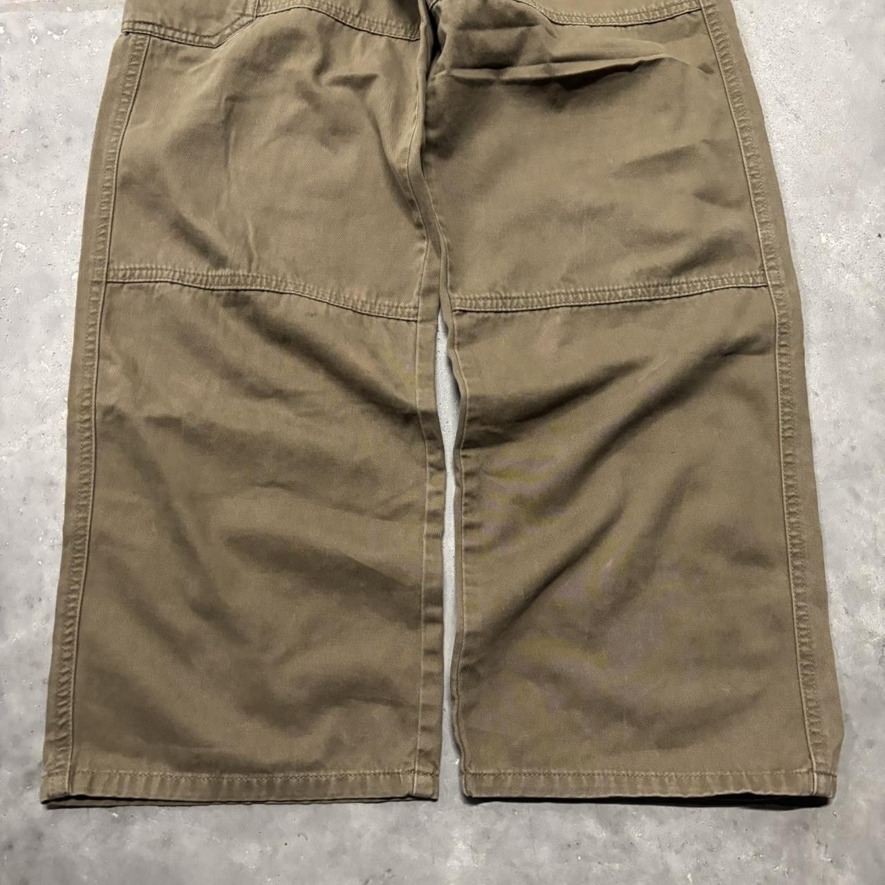 Calvin Klein × Vintage Crazy Vintage Y2K/2000s Grunge Khaki Calvin Klein Work Pants! Size 26" / US 2 / IT 38 - 6 Thumbnail