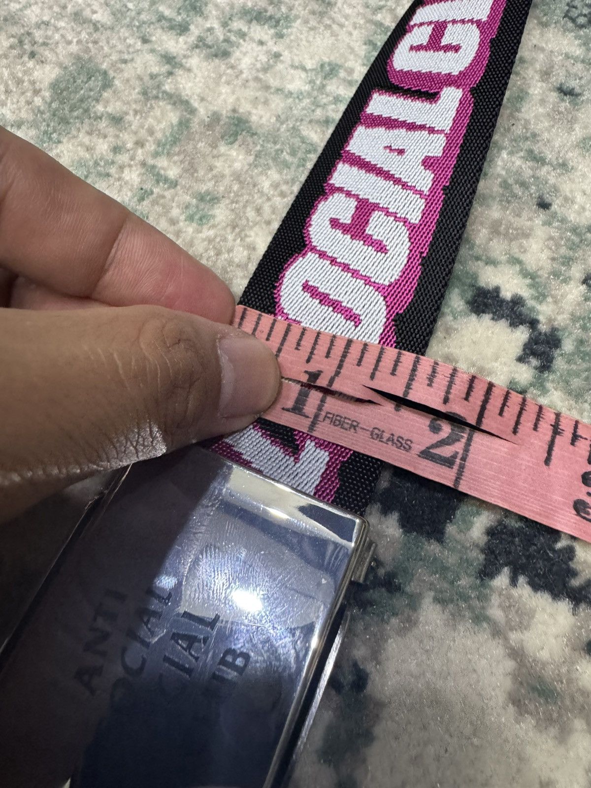 Anti Social Social Club ANTI SOCIAL SOCIAL CLUB ASSC FABRIC BELT Size 36 - 4 Thumbnail