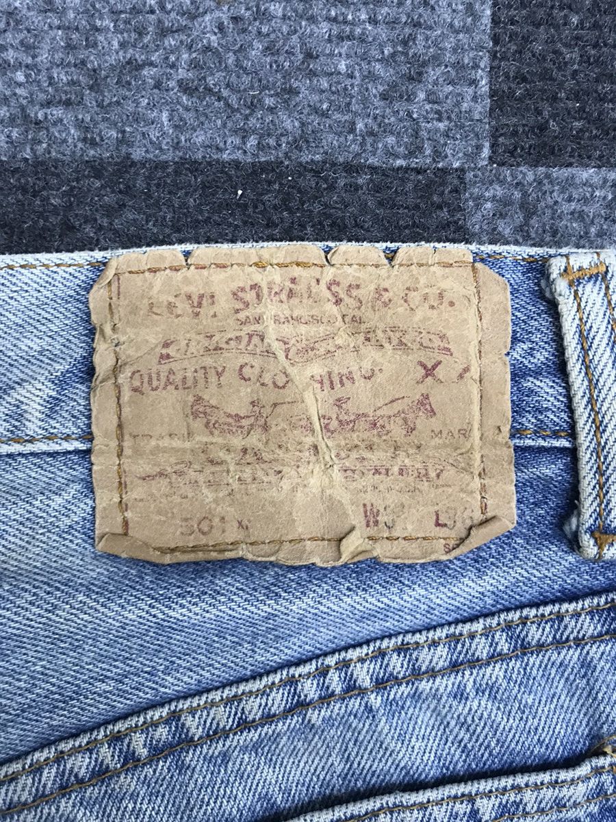 Levi's VL207 Vintage Levis 501xx Medium Wash Custom Jeans Size US 30 / EU 46 - 13 Thumbnail