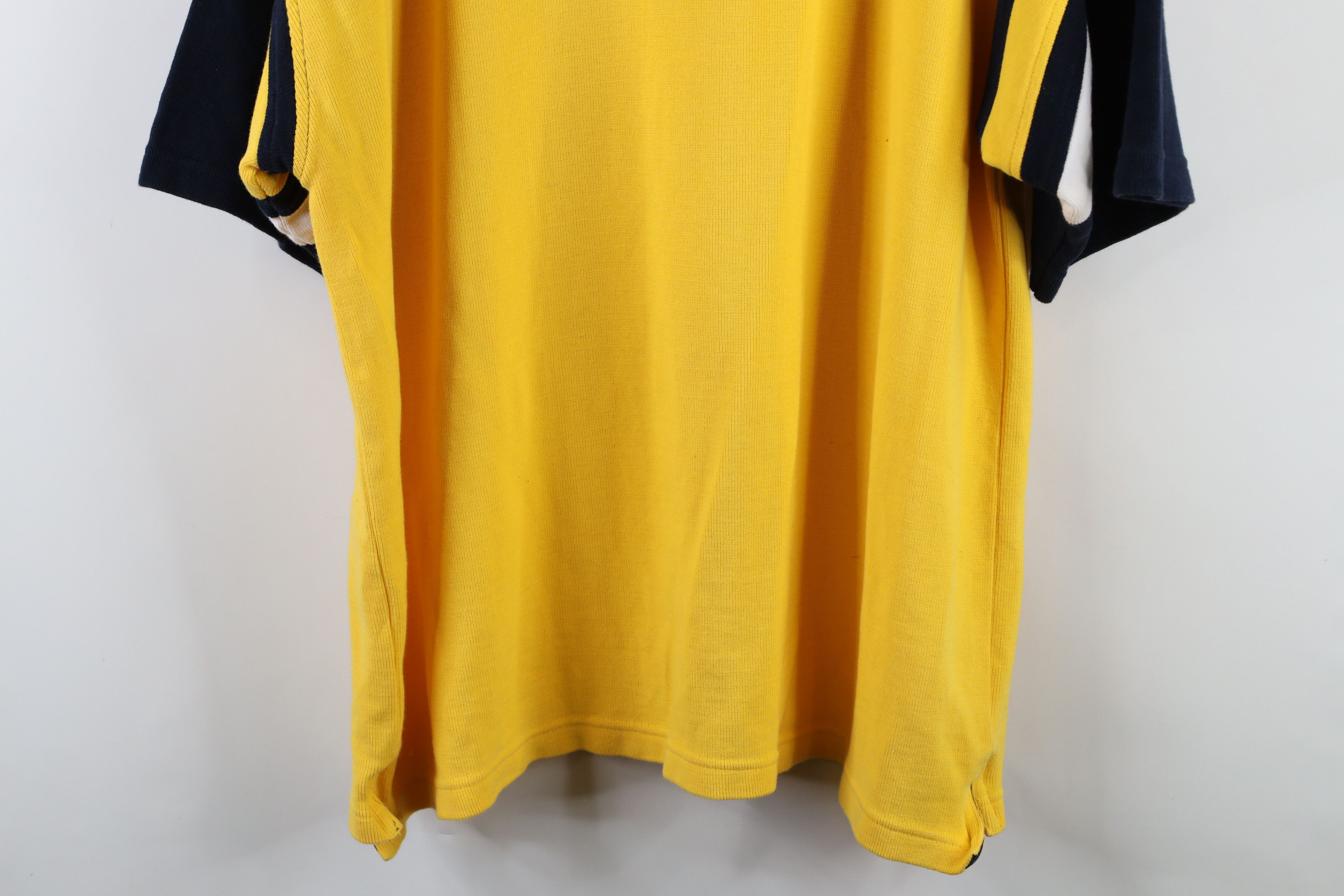 Fubu × Vintage Vintage 90s Fubu Sports Spell Ribbed Knit Baggy Fit T-Shirt Size US XXL / EU 58 / 5 - 14 Thumbnail