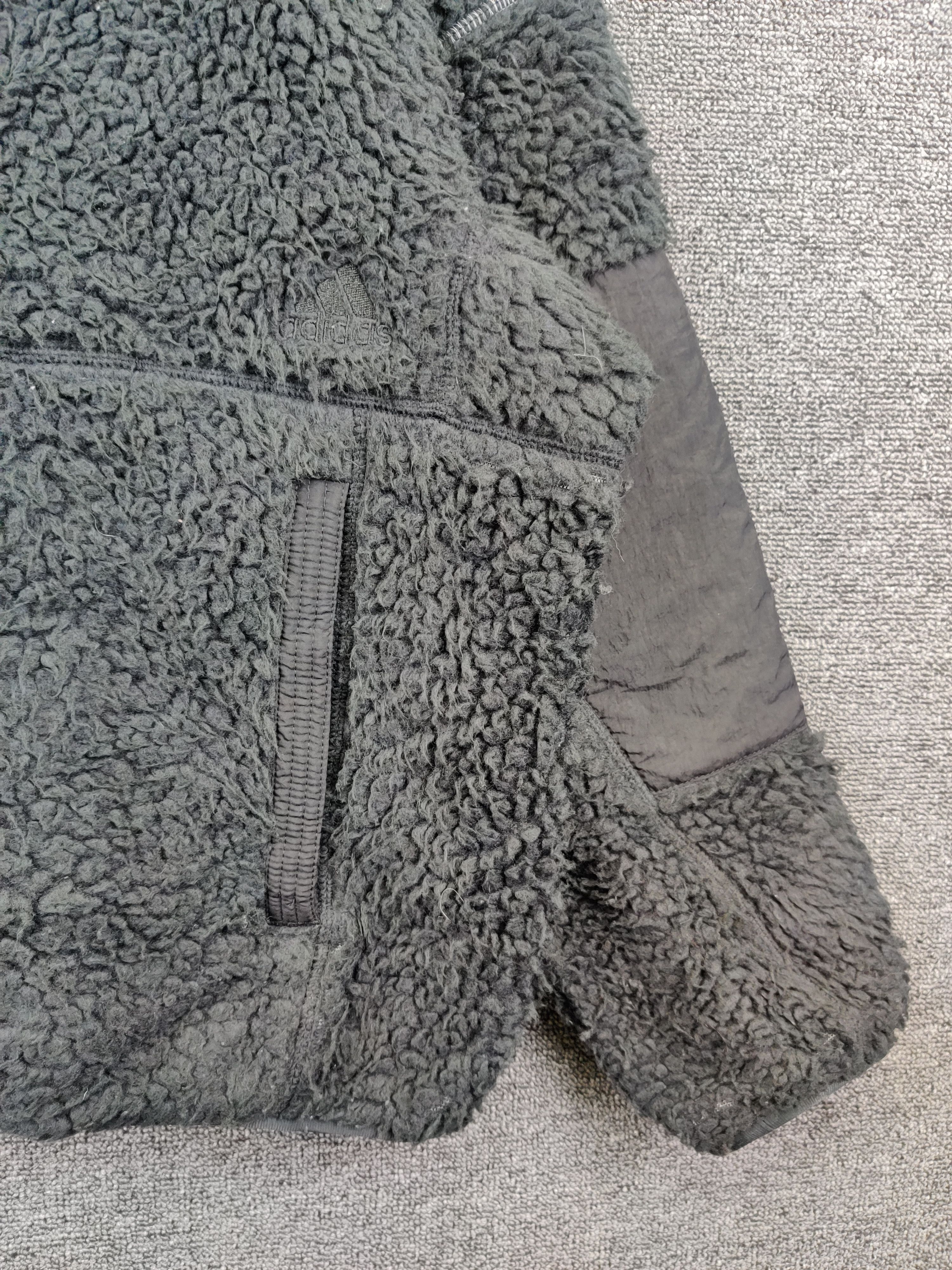 Adidas Vintage Adidas Three Stripes Fleece Jacket Size US L / EU 52-54 / 3 - 3 Thumbnail