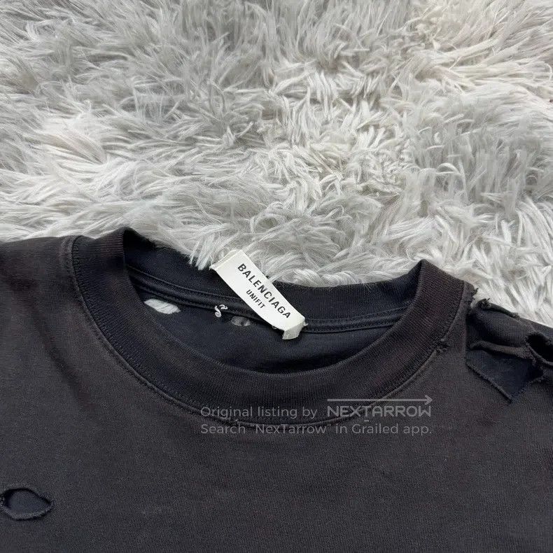 Balenciaga Balenciaga Big Destruction Short Sleeve Size US L / EU 52-54 / 3 - 2 Thumbnail