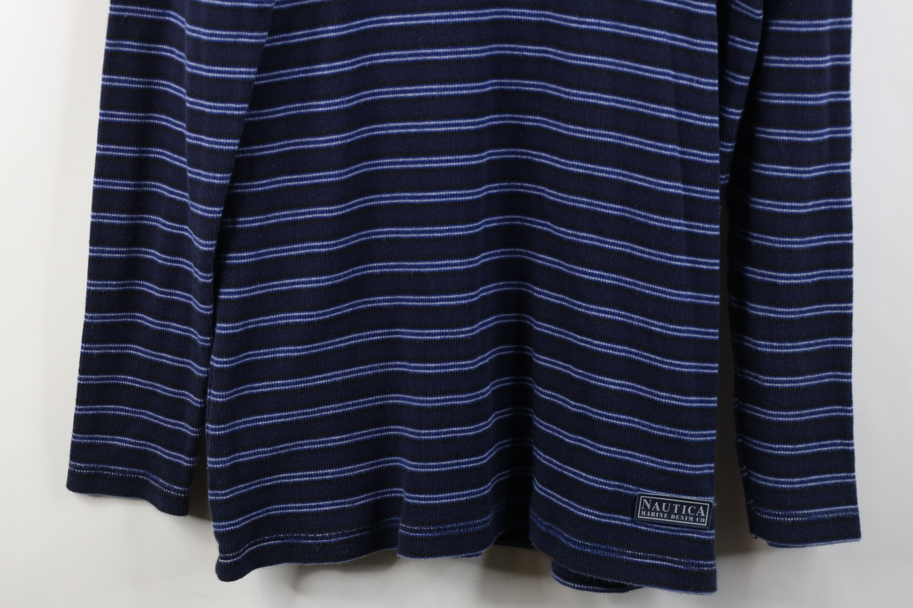 Nautica Vintage 90s Nautica Thermal Waffle Knit Long Sleeve T-Shirt Size US M / EU 48-50 / 2 - 3 Thumbnail
