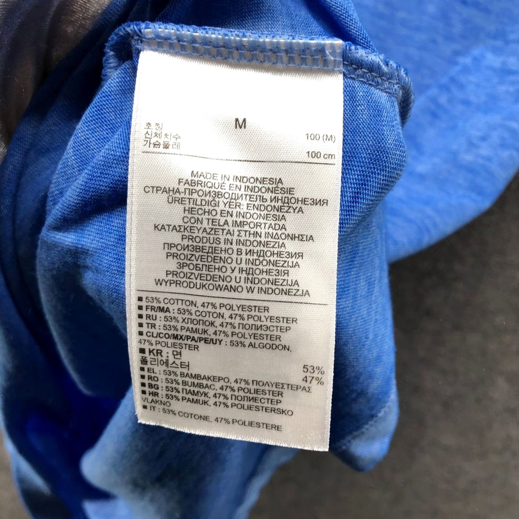 Gap Gap Short Sleeve T Shirt Mens M Blue Garment Dyed Lightweight Crew Neck Washed Jersey Cotton Polyester Size US M / EU 48-50 / 2 - 6 Thumbnail