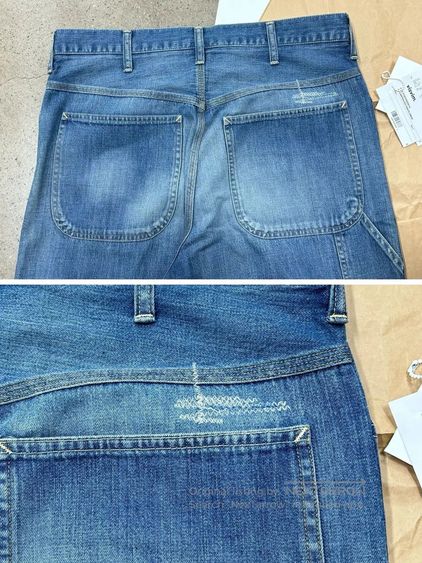 Visvim Visvim 25ss Carpenter Pants Dmgd. Size US 26 / EU 42 - 8 Thumbnail