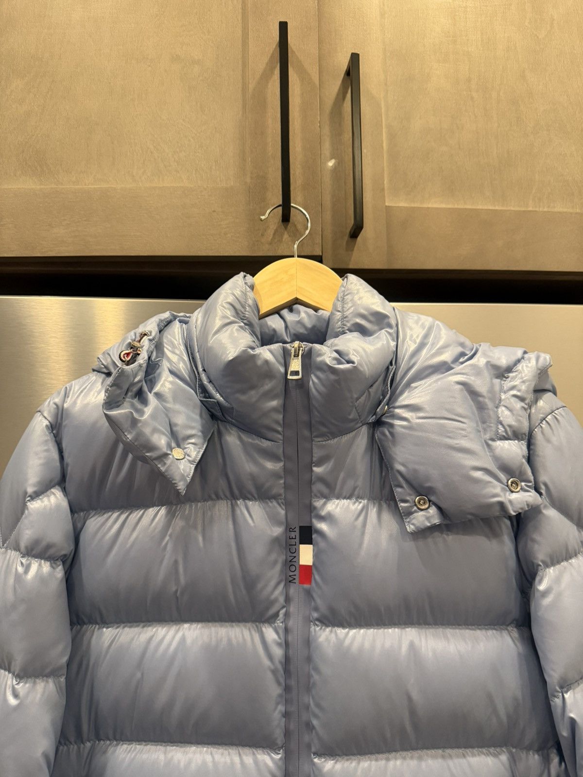 Moncler Moncler Cuvellier Hooded Puffer Jacket Size US L / EU 52-54 / 3 - 2 Thumbnail
