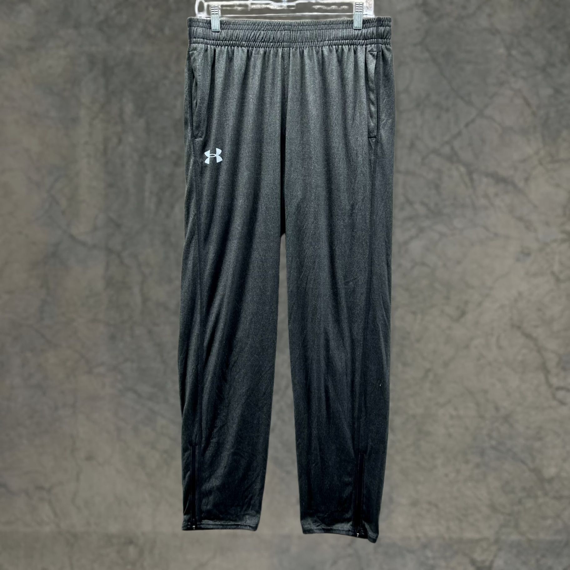 Under Armour VINTAGE Under Armour Sweatpants Men Large Adult Gray Athletic Polyester Straight UA Pants Size US 33 - 1 Thumbnail