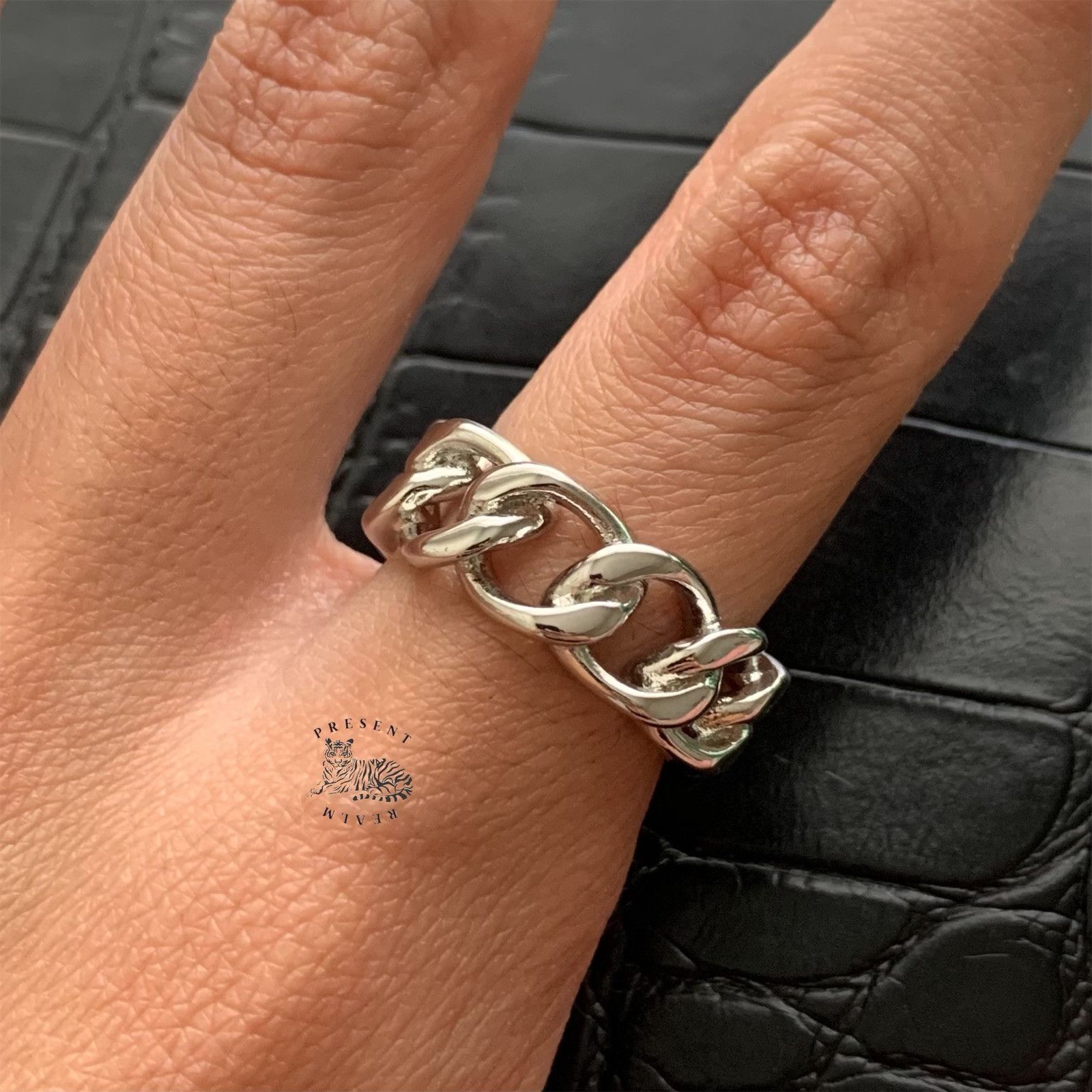 Japanese Brand × Vintage Chain Link Adjustable Ring Size ONE SIZE - 2 Thumbnail