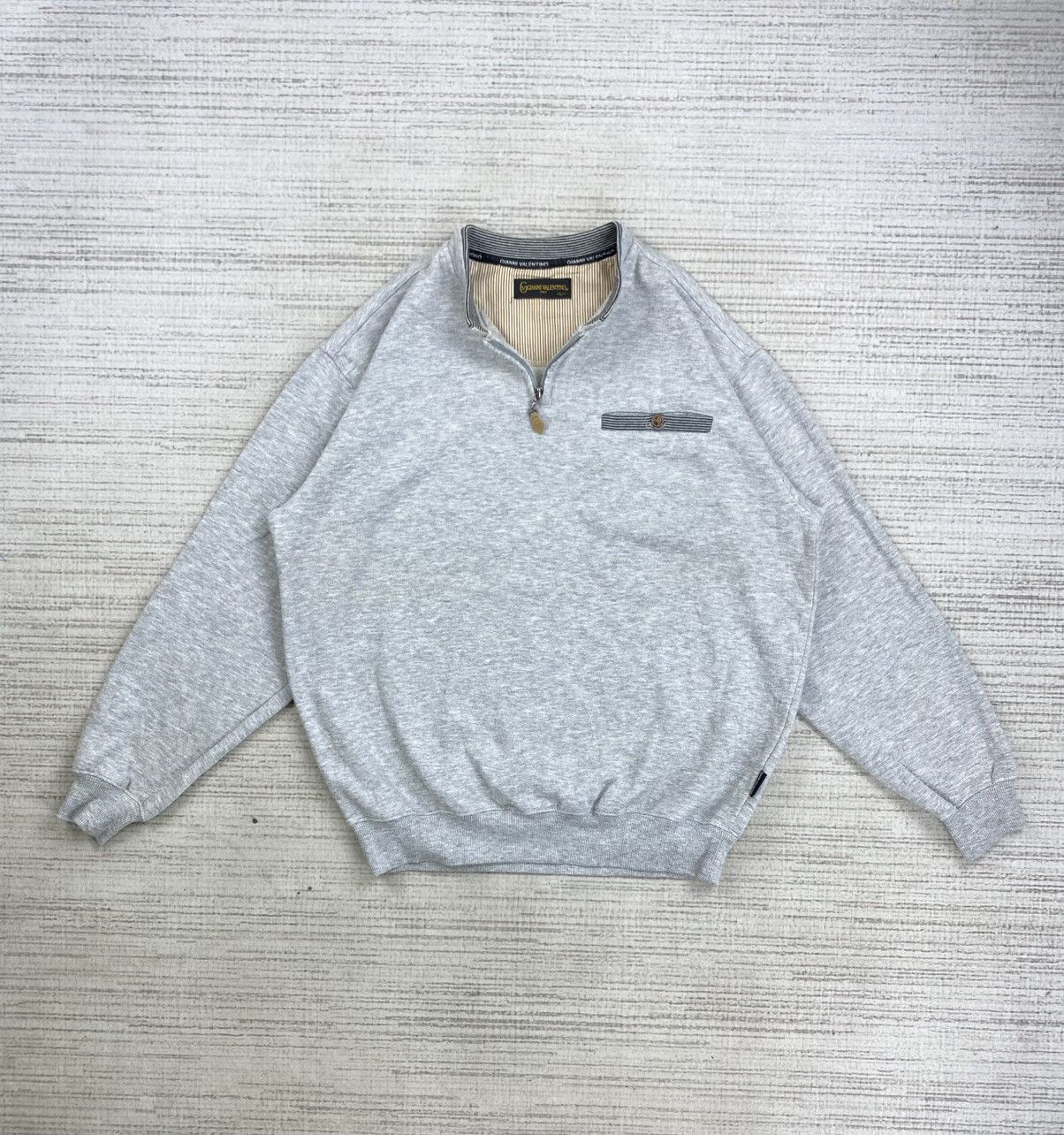Gianni Valentino × Japanese Brand Vintage Gianni Valentino Halfzipper Sweatshirt Size US L / EU 52-54 / 3 - 5 Thumbnail