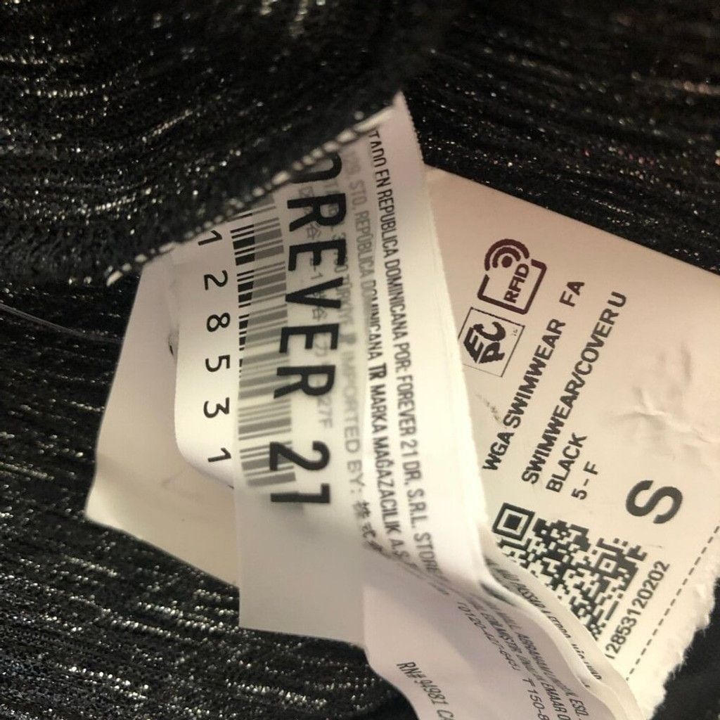Forever 21 Cover Up Pants Disco Sequin High-Rise Silver/Black S Size 27" / US 4 / IT 40 - 8 Thumbnail