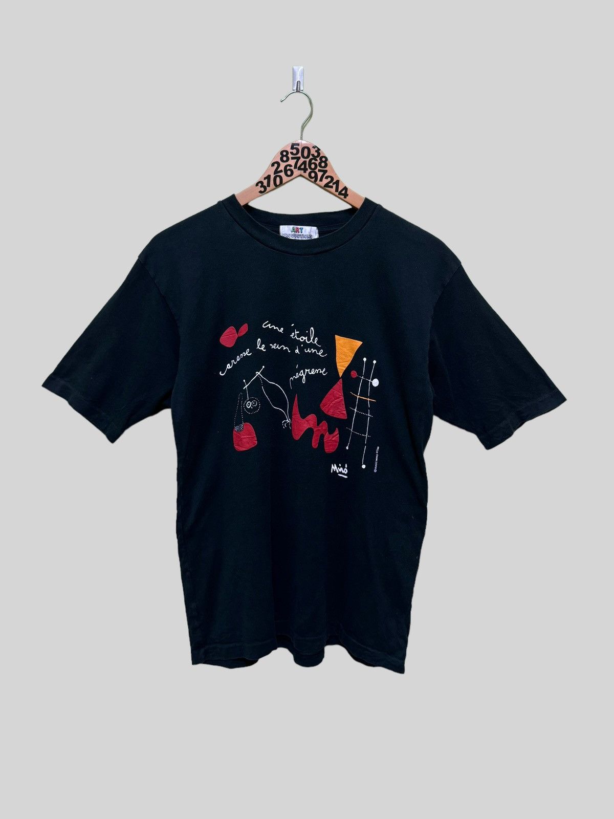 Vintage Vintage 97/98 Succ Joan Miro Art Single Stitch Tee faded Size US S / EU 44-46 / 1 - 1 Thumbnail