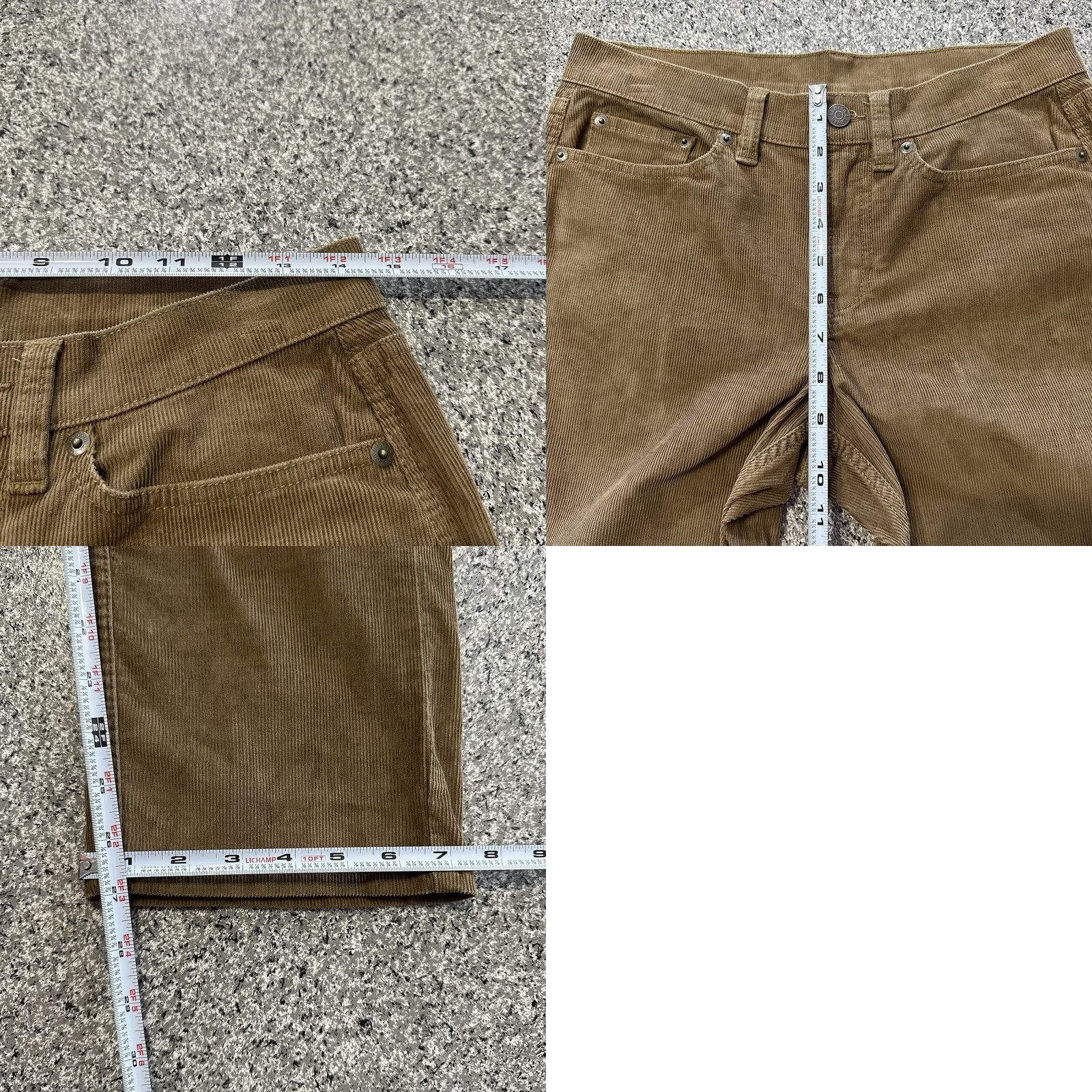 Vintage L.L. Bean Pants Womens 6P Corduroy Straight Leg Mid Rise BeanFlex Stretch - Brown, 28x27 - Casual, Regular Fit Size 28" / US 6 / IT 42 - 8 Thumbnail