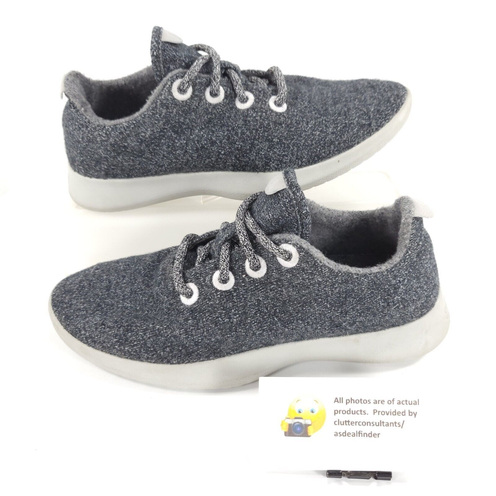 Allbirds Allbirds Wool Runner Running Shoe Womens Size 8 Gray White Size US 8 / IT 38 - 5 Thumbnail