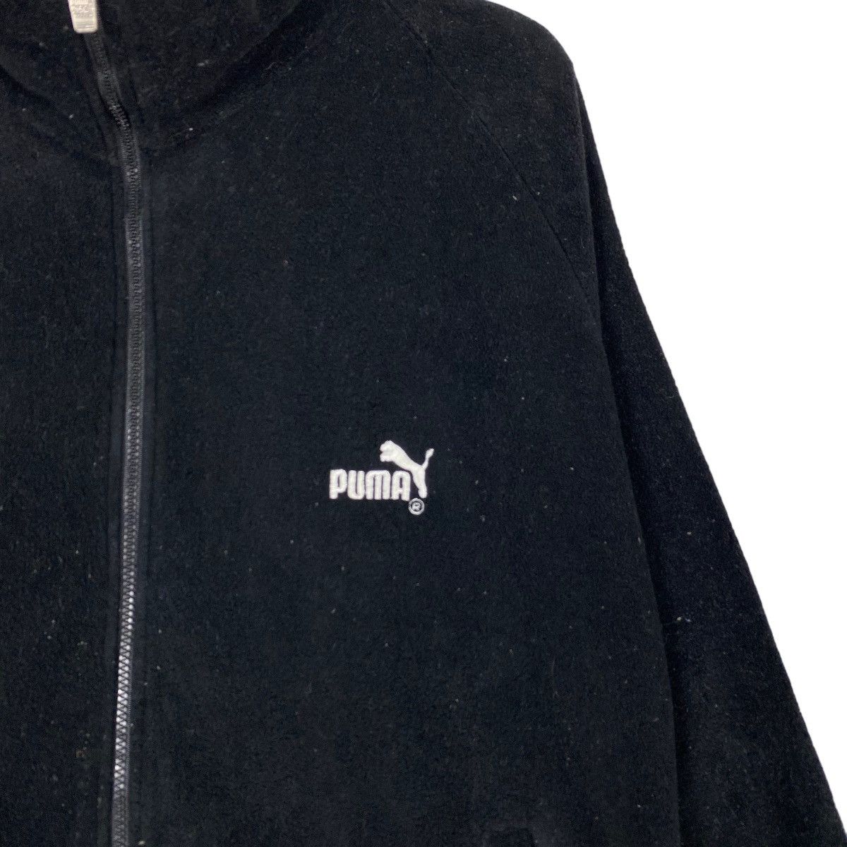Japanese Brand × Puma × Vintage Vintage Puma side tape fleece zipper jacket Size US L / EU 52-54 / 3 - 6 Thumbnail
