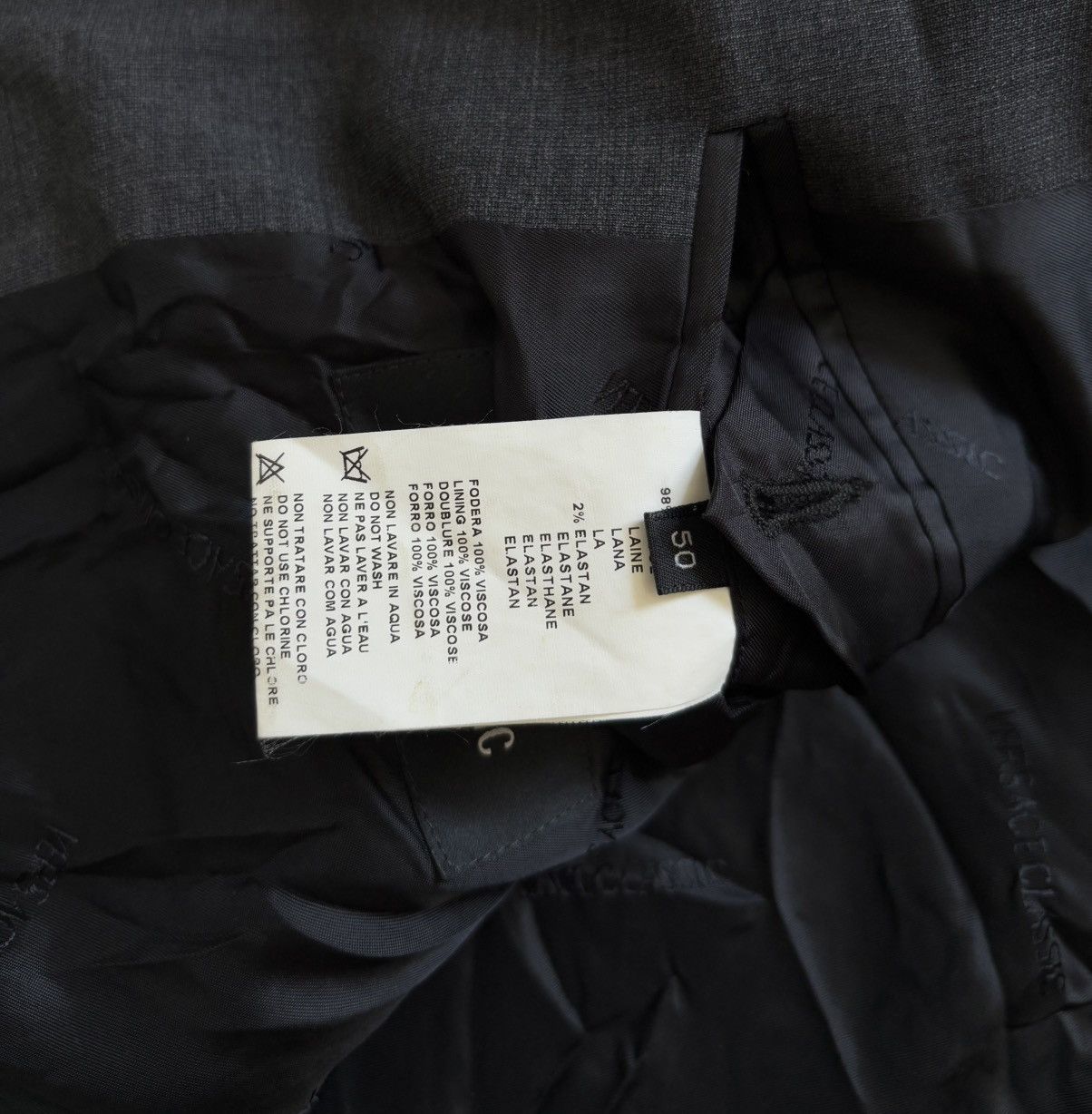 Versace Vintage Versace Classic Lana Wool Blazer Size 50S - 4 Thumbnail