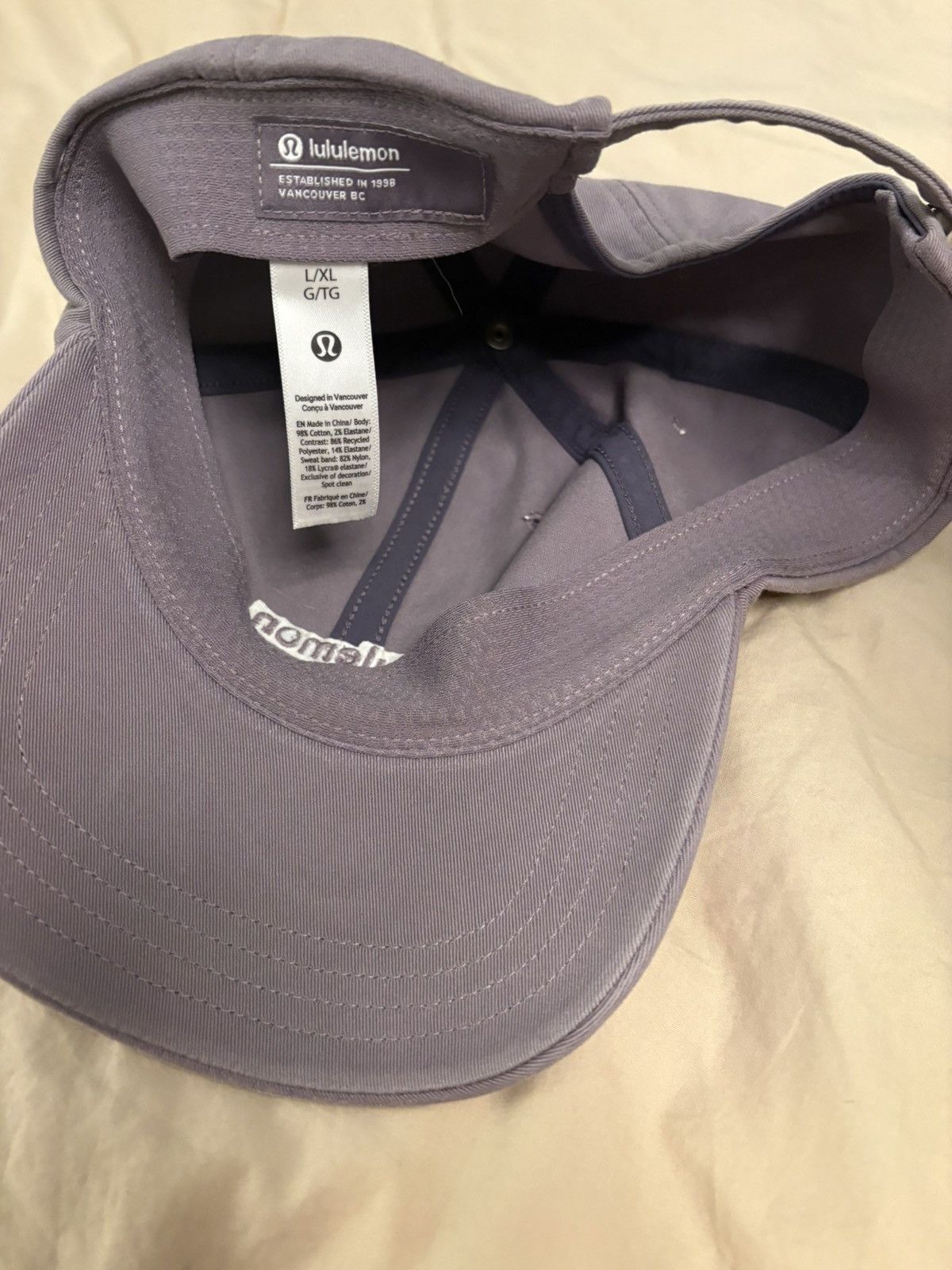 Lululemon Lululemon limited edition washed purple L/XL cap Size ONE SIZE - 3 Thumbnail