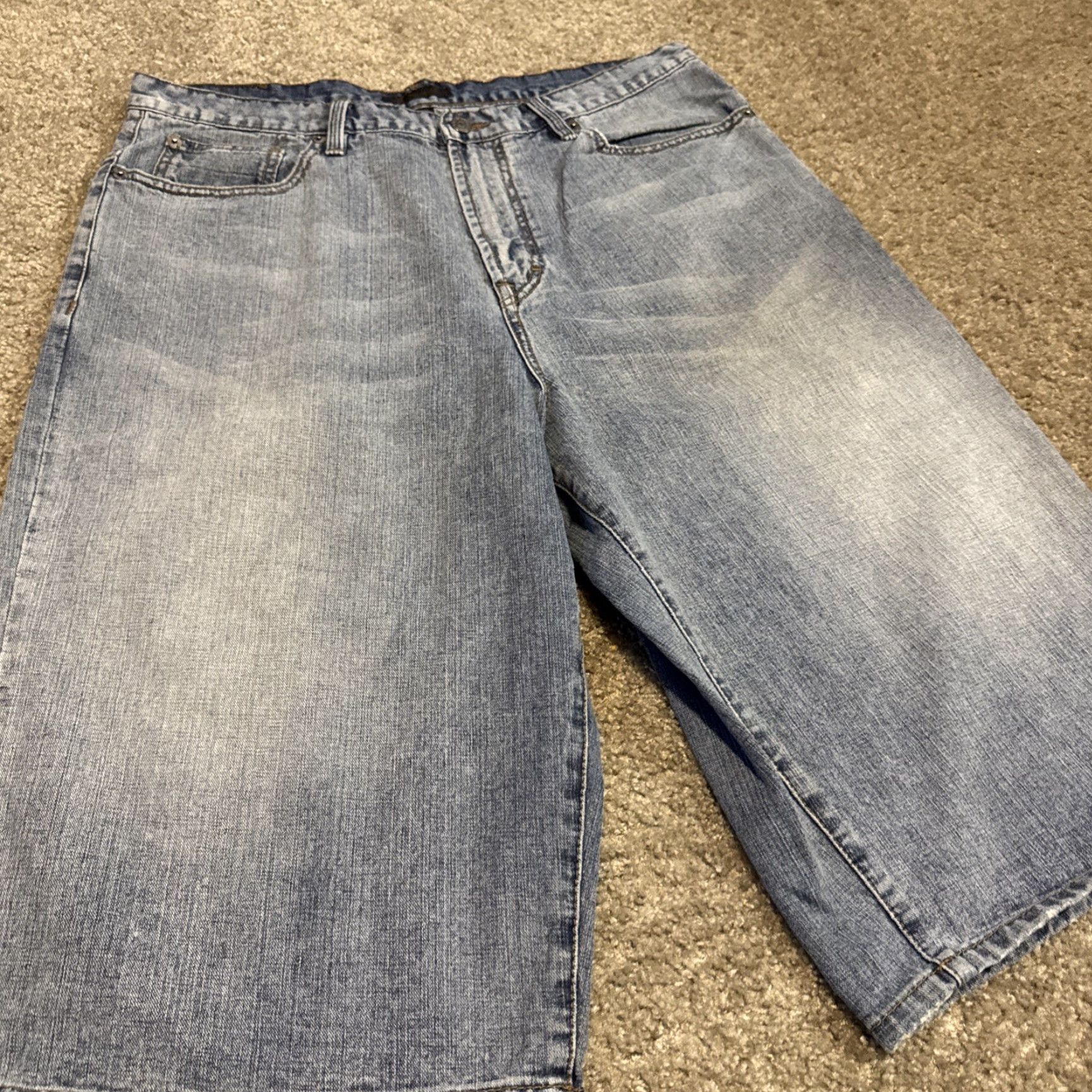 Sean John VINTAGE Sean John Baggy Denim Bermuda Shorts 38 Men Blue Jeans Short Mens 90s Y2K Denim Size US 38 / EU 54 - 3 Thumbnail
