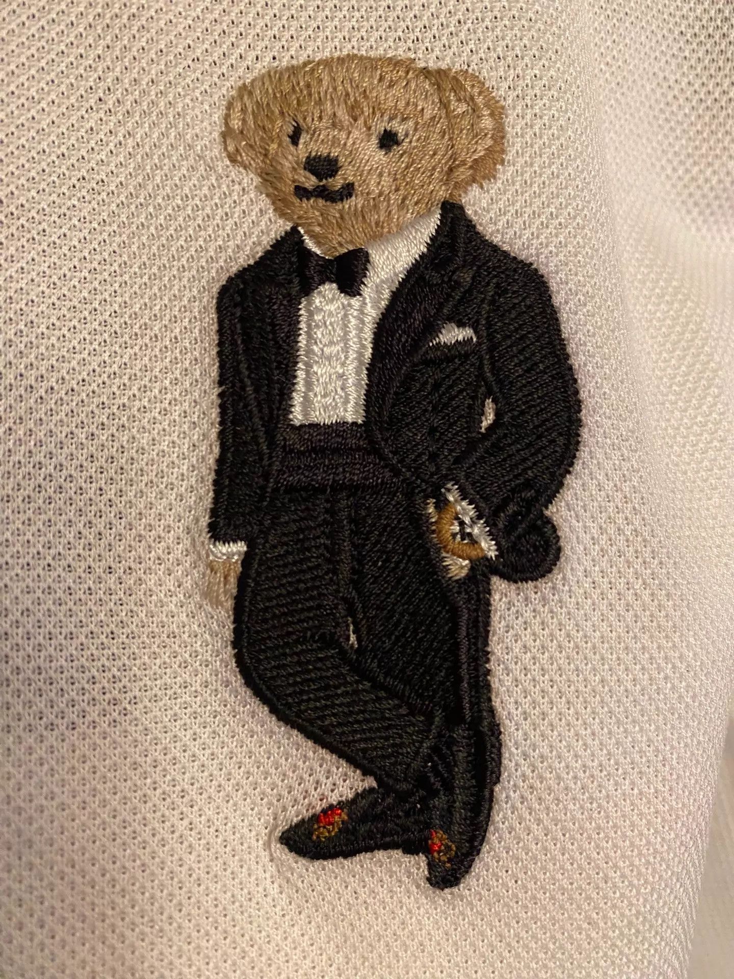 Polo Ralph Lauren RL PL Italian Polo Bear Suit White Cotton Polo XL Size US XL / EU 56 / 4 - 2 Thumbnail