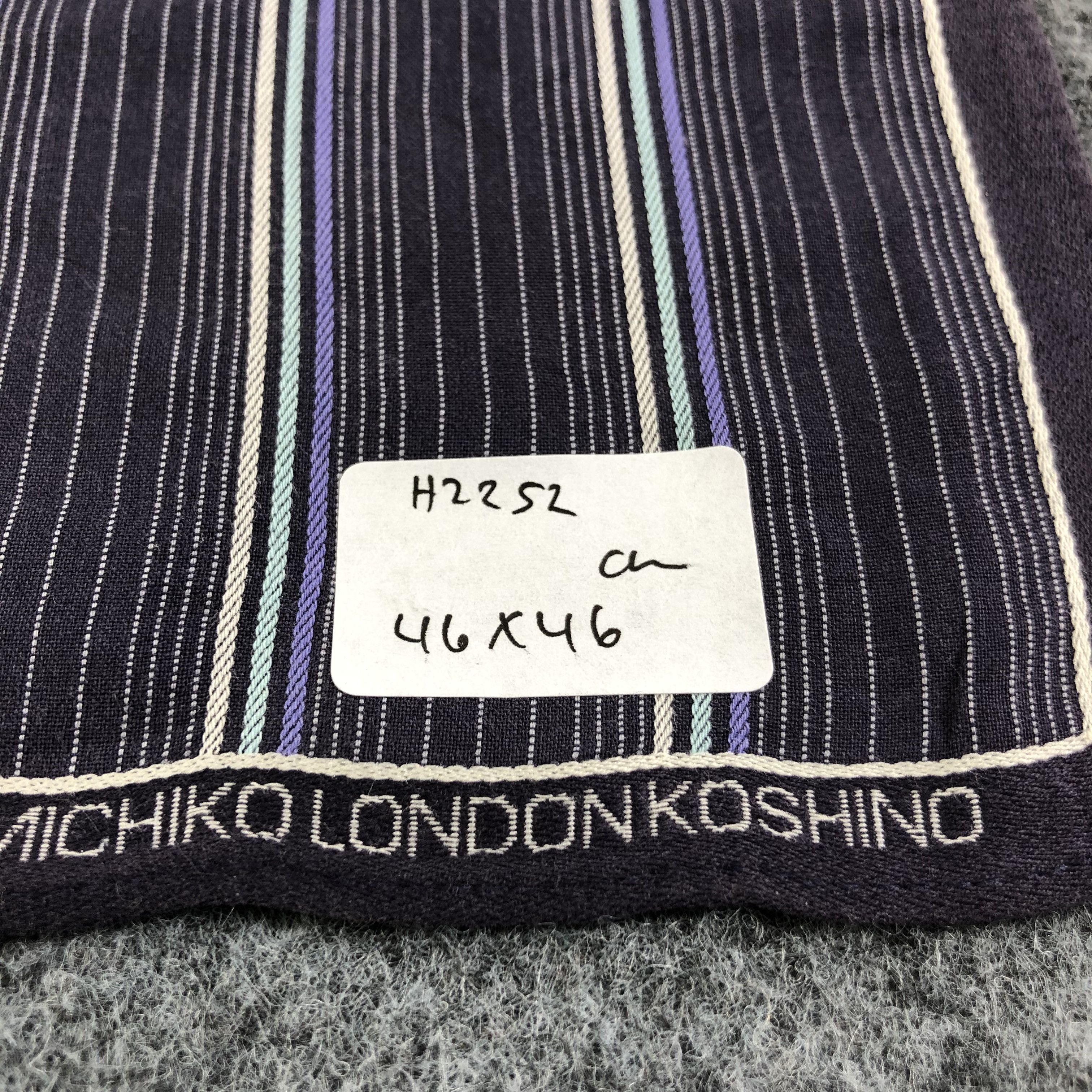 Michiko Koshino London × Vintage Michiko Koshino Handkerchief Neckerchief Bandana H2252 Size ONE SIZE - 6 Thumbnail