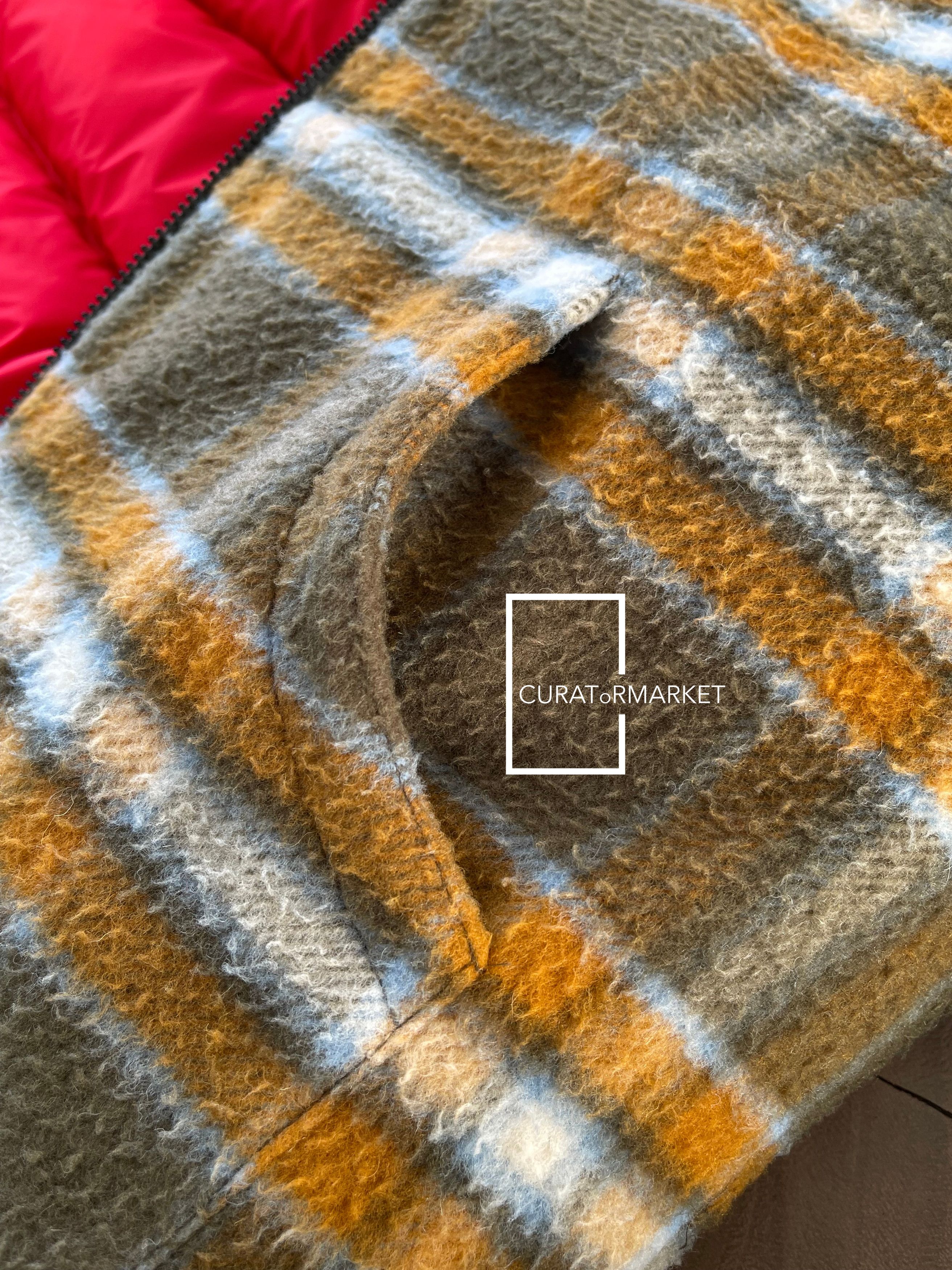 Marni EU48 Textured Wool Flannel Plaid Padded Down Puffer FW21 Size US M / EU 48-50 / 2 - 10 Thumbnail