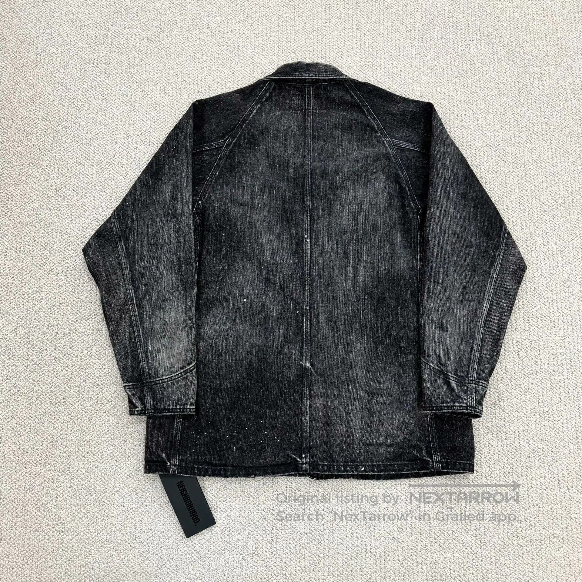 Neighborhood neighborhood scc coverall black denim jacket. Size US S / EU 44-46 / 1 - 7 Thumbnail